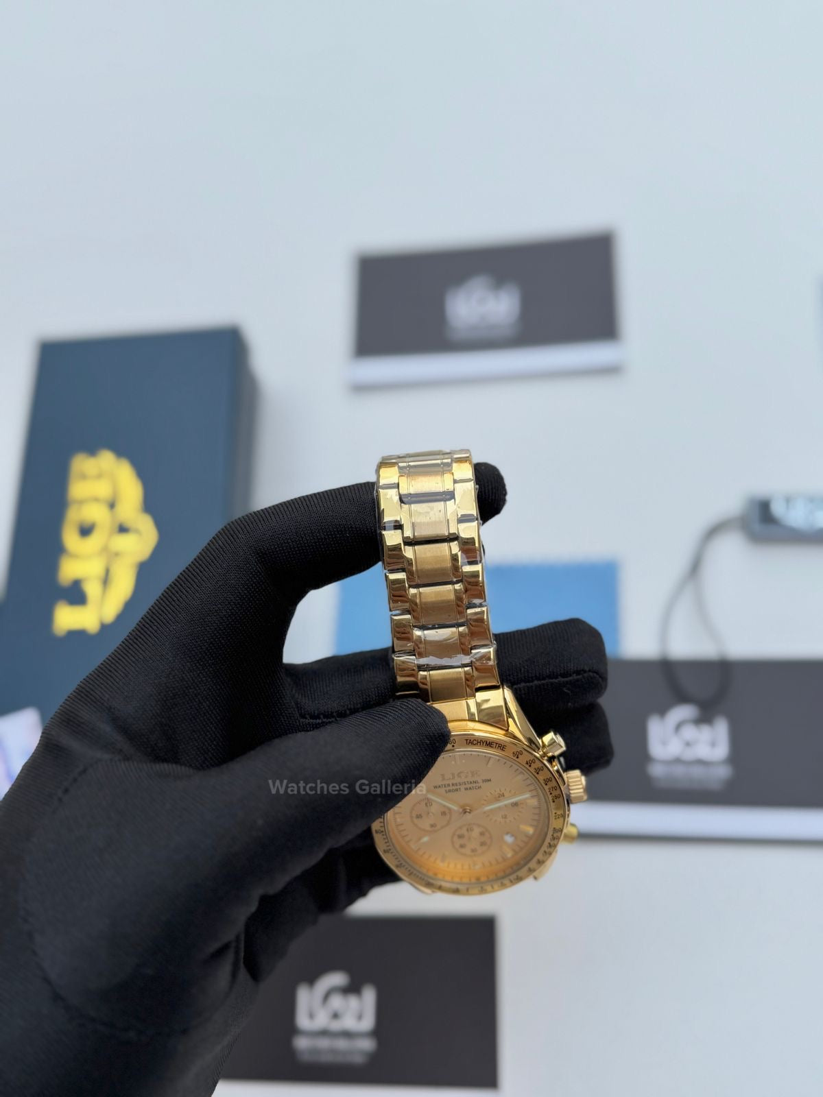 Lige Speedmaster (Gold) lige89137 Watches Galleria