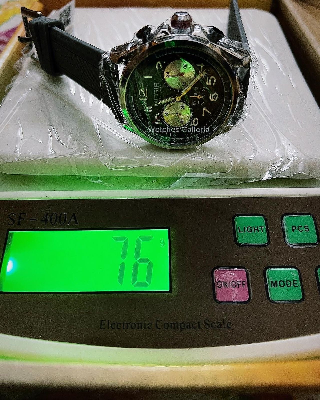 Megir Panda Chronograph Quartz (Grey Blue) MN2230