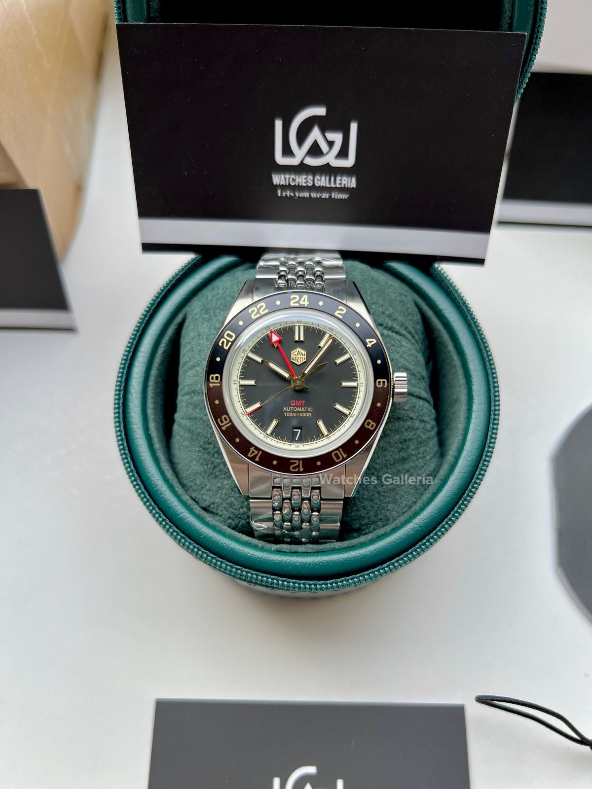 San Martin GMT RootBeer Automatic SN0116 Watches Galleria
