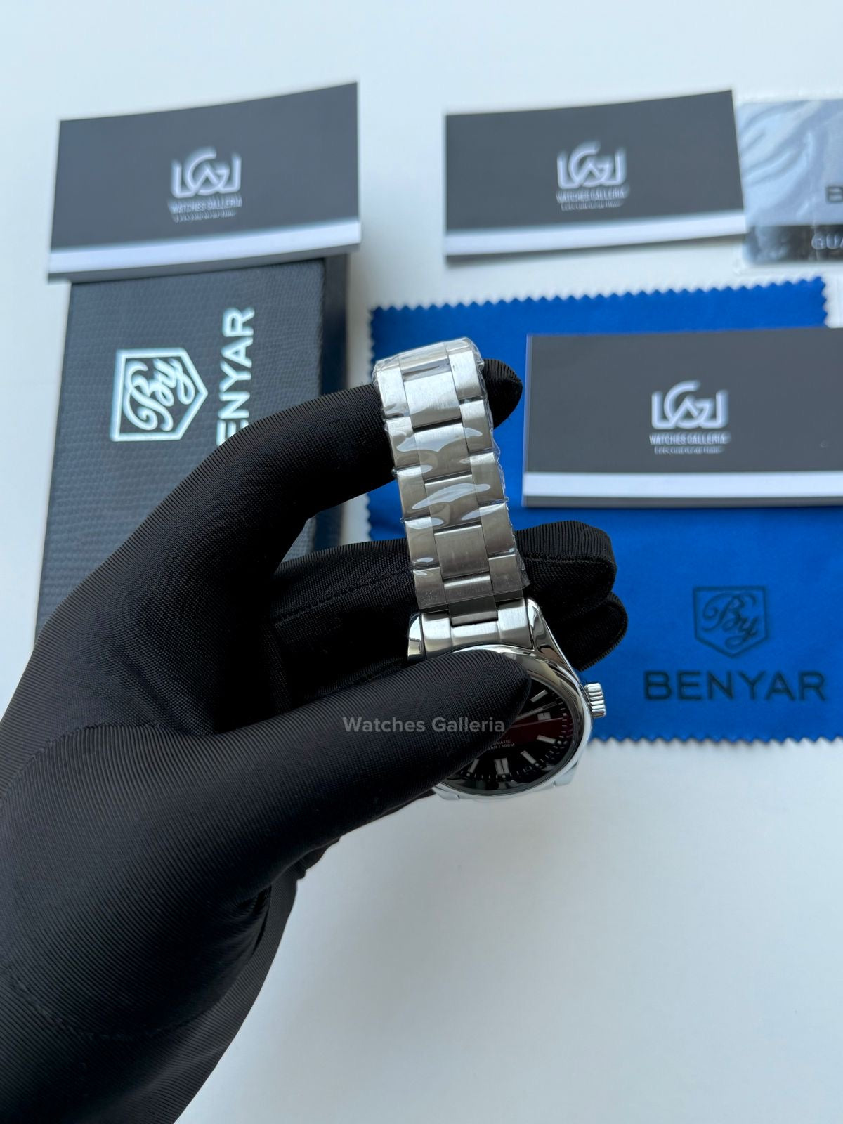 Benyar Oyster Perpetual Automatic (Black) BY5185 Watches Galleria