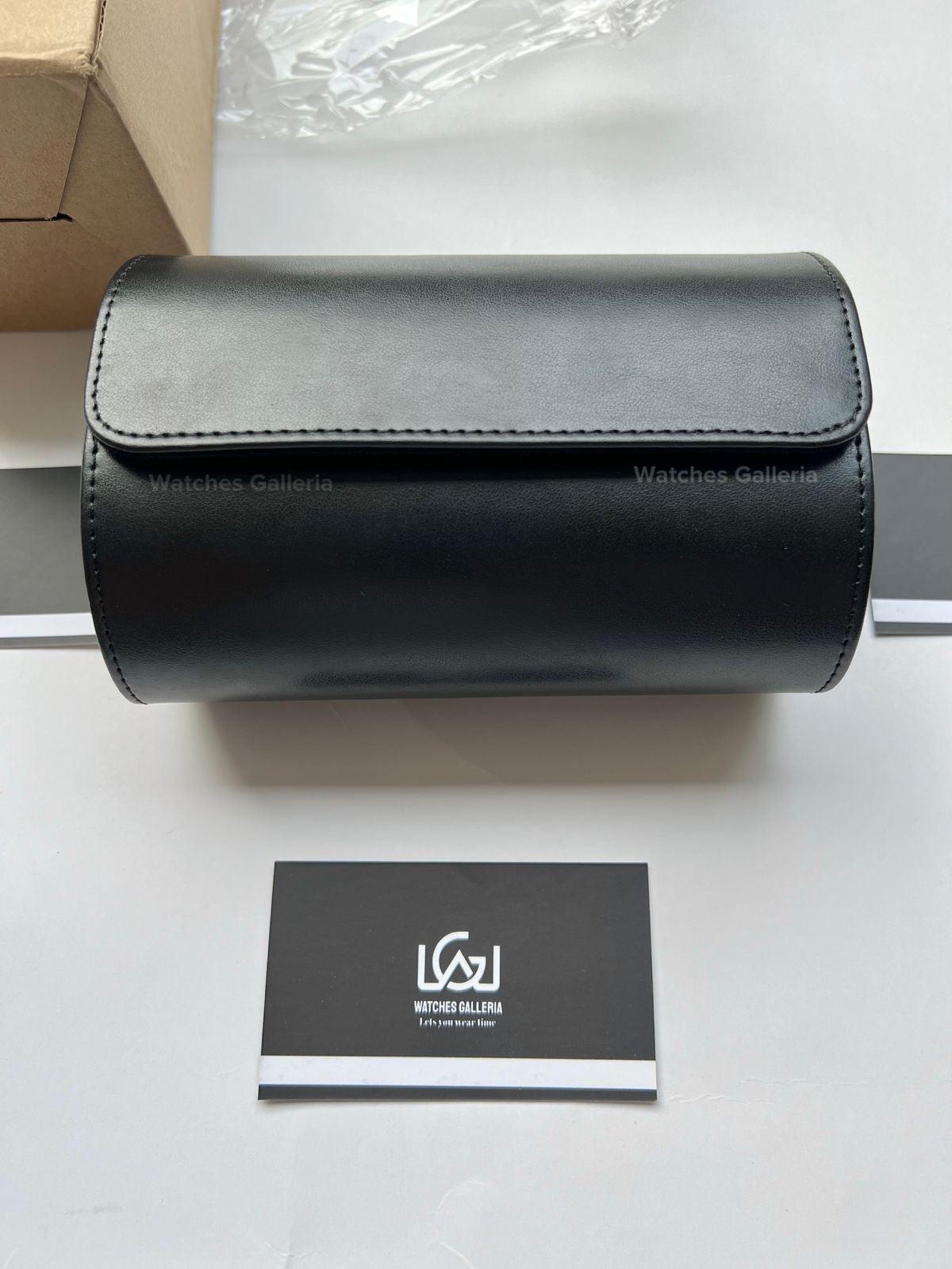 Watch Travel Box Roll 2 Slots (Black) Watches Galleria