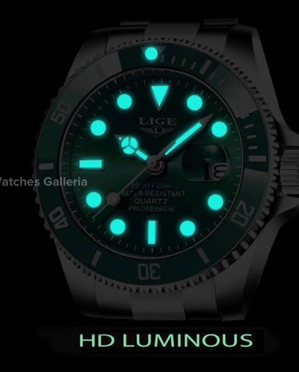 Lige Submariner Quartz (Two Tone) LG10045