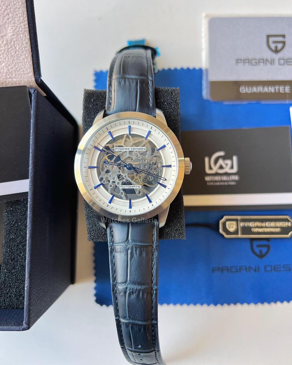 Pagani Design Skeleton Automatic (Blue) PD1638