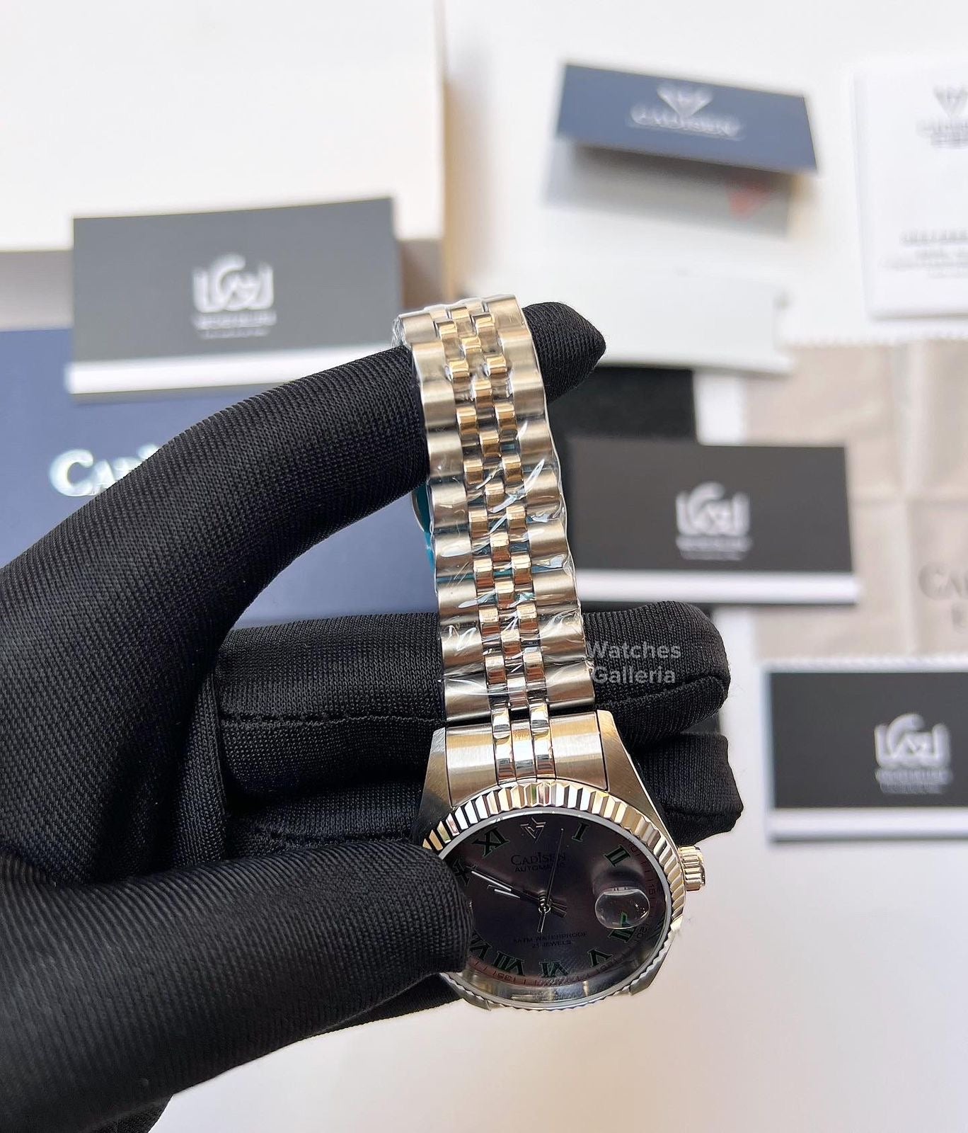 Cadisen Datejust Wimbeldon Automatic (Silver) C8211
