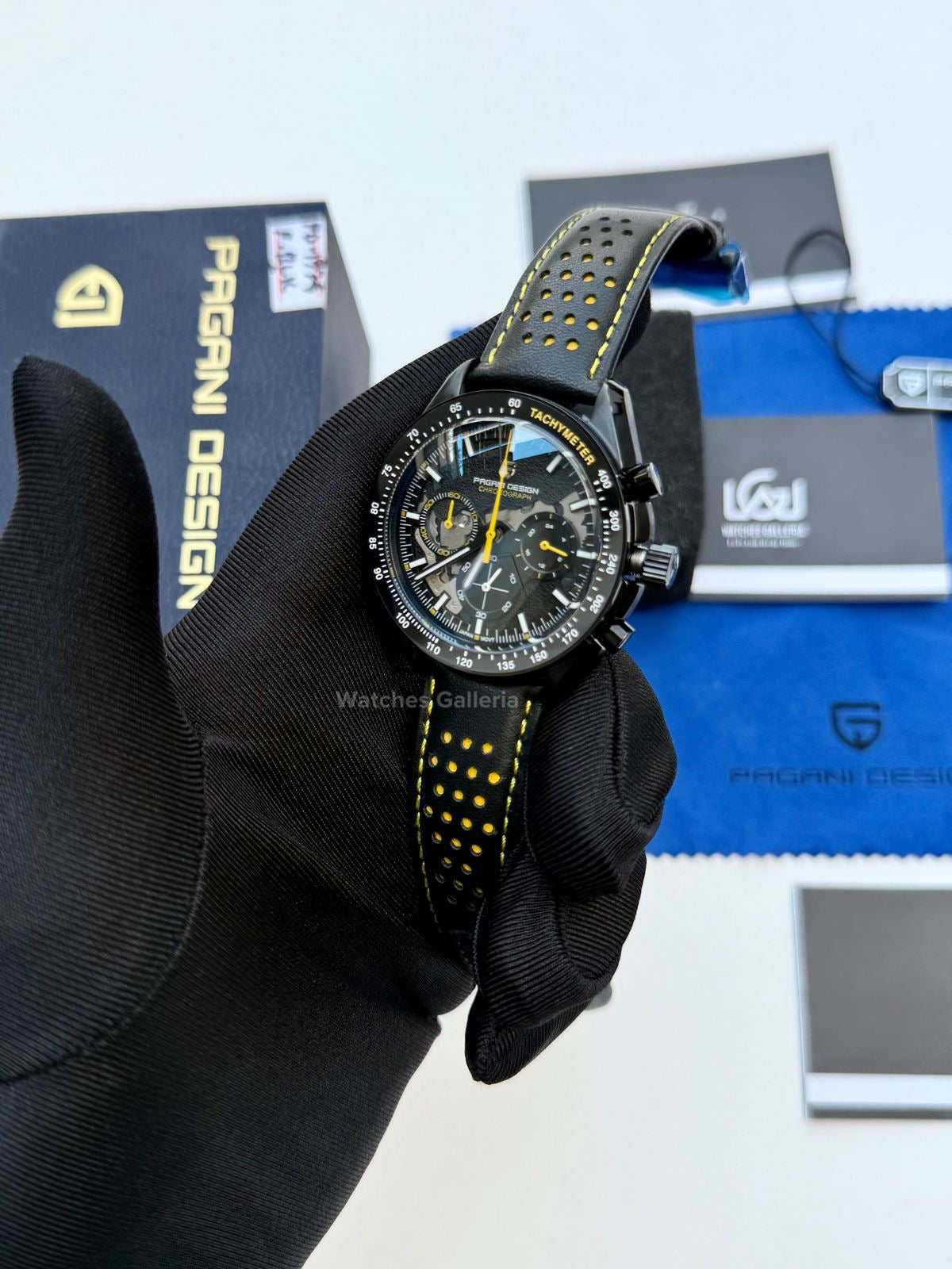 Pagani Design Speedmaster Dark Side of the Moon Apollo 8 Quartz PD1779 Watches Galleria