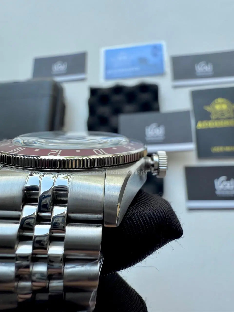 Addiesdive Black Bay GMT Pepsi Quartz (White) AD2044 Watches Galleria
