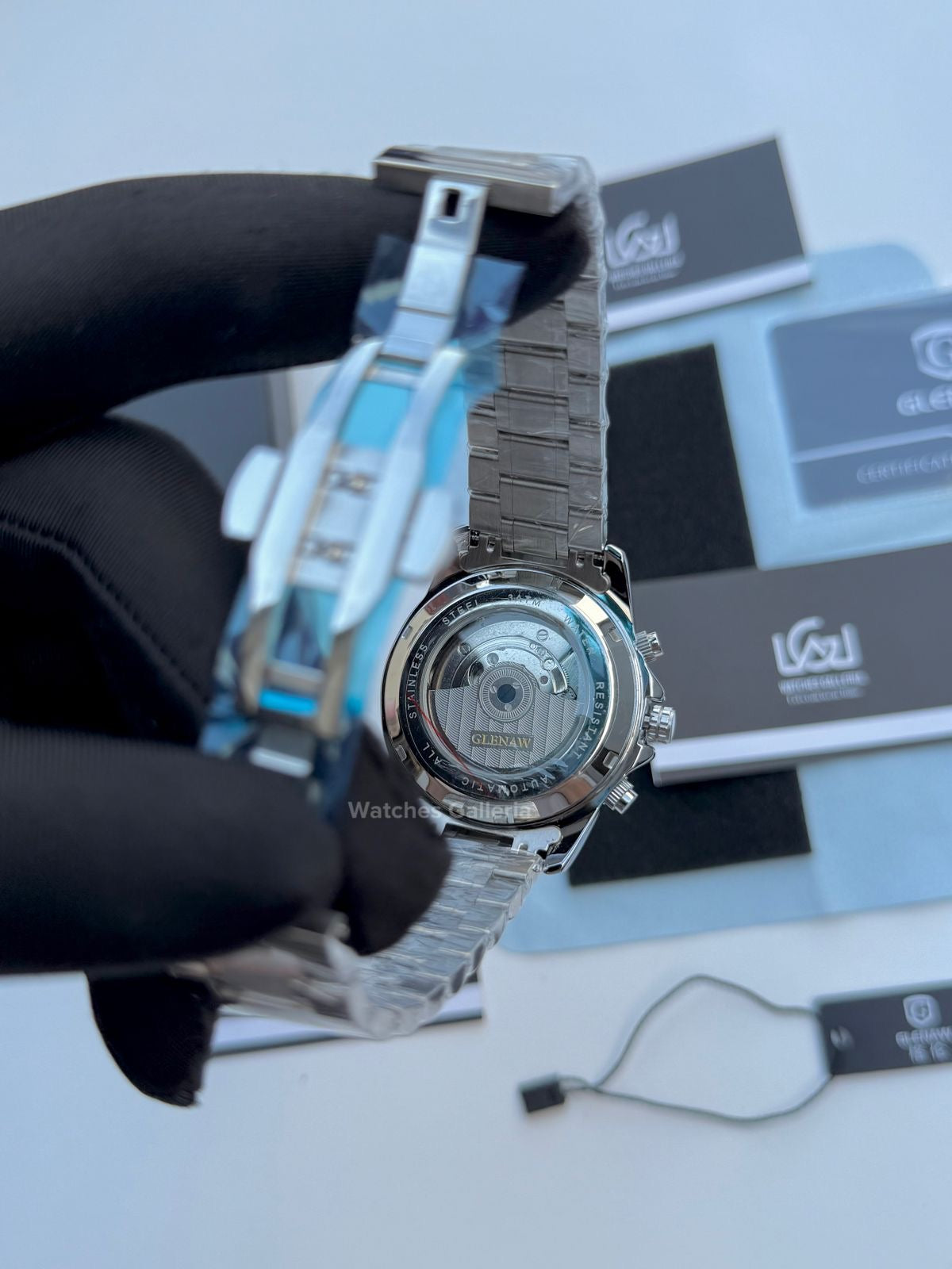 Glenaw Moonphase Automatic (Black) GL8919 Watches Galleria