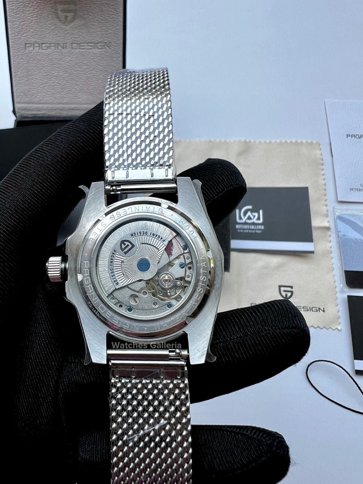 Pagani Design GMT Master I Automatic Watch (Exclusive Mesh Bracelet) PD1662 Watches Galleria