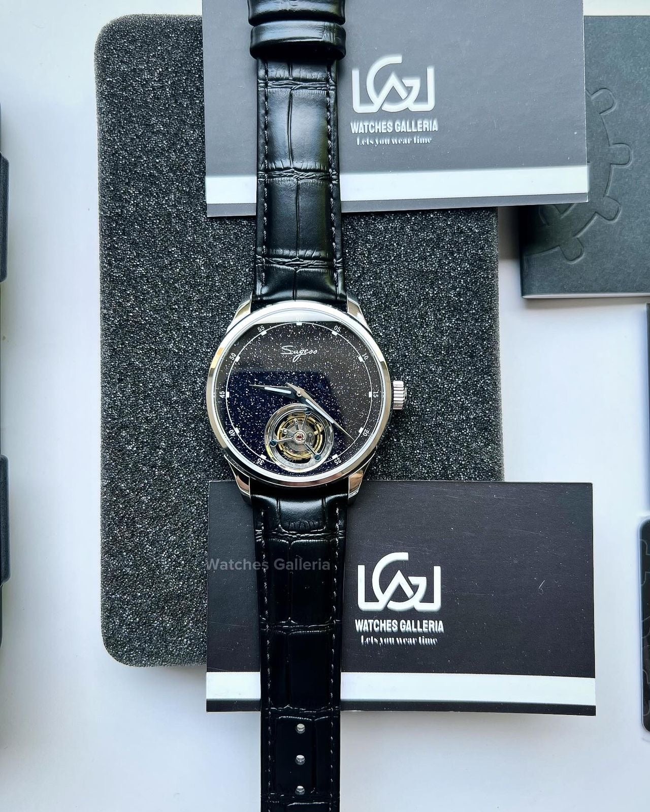 Suguess Tourbillon Master Automatic (Black) SU8230STRF Watches Galleria