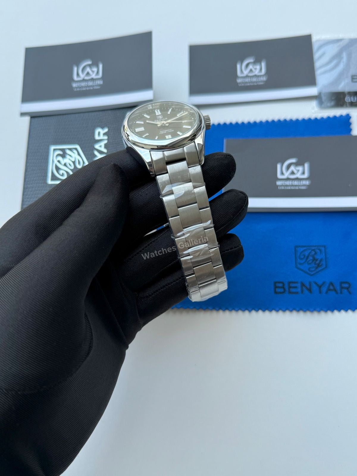 Benyar Oyster Perpetual Automatic (Black) BY5185 Watches Galleria