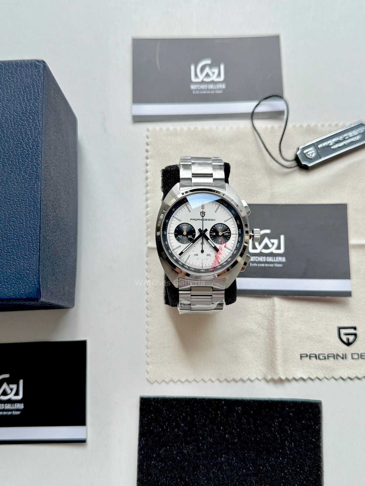 Pagani Design Vintage Chronograph Quartz (White) PD1782 Watches Galleria
