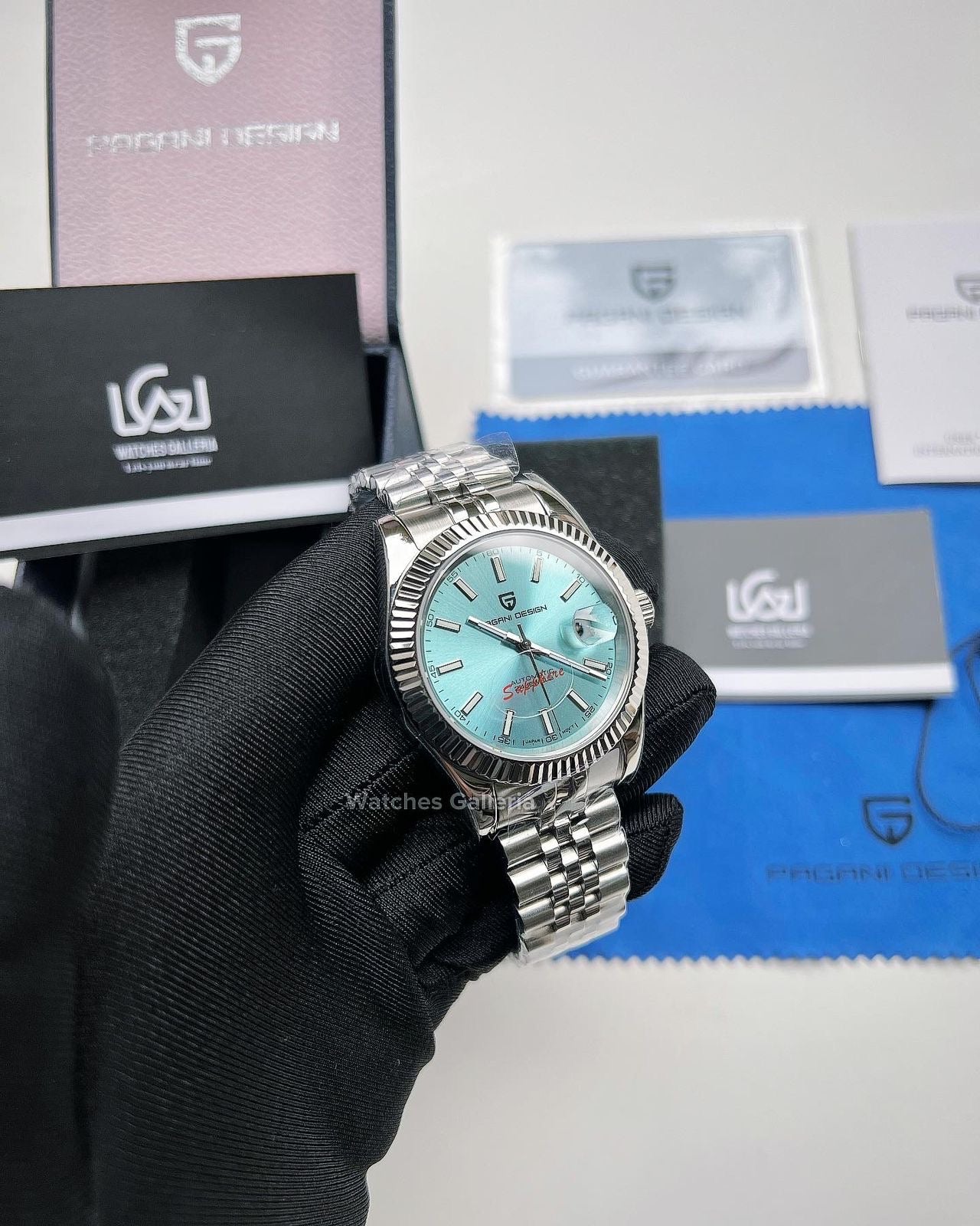 Pagani Design DateJust Automatic (Ice Blue) PD1645
