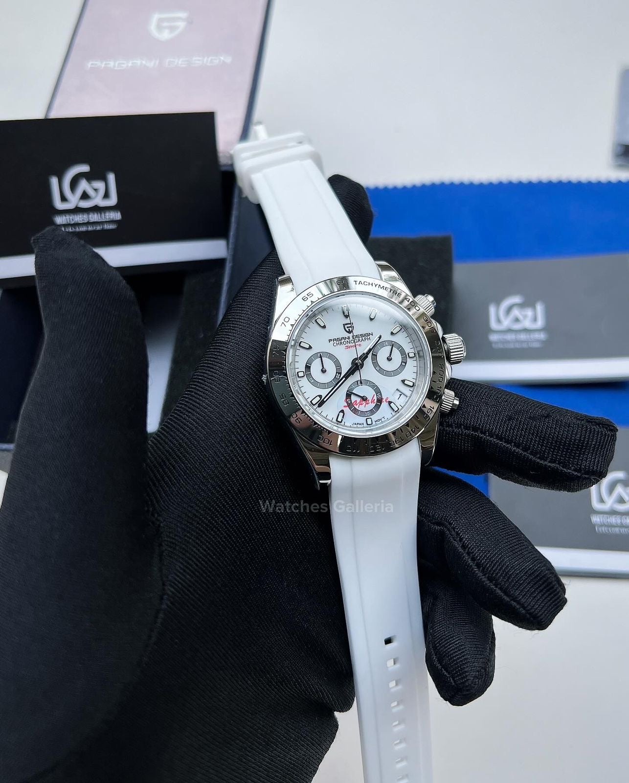 Pagani Design Daytona Quartz White PD1727