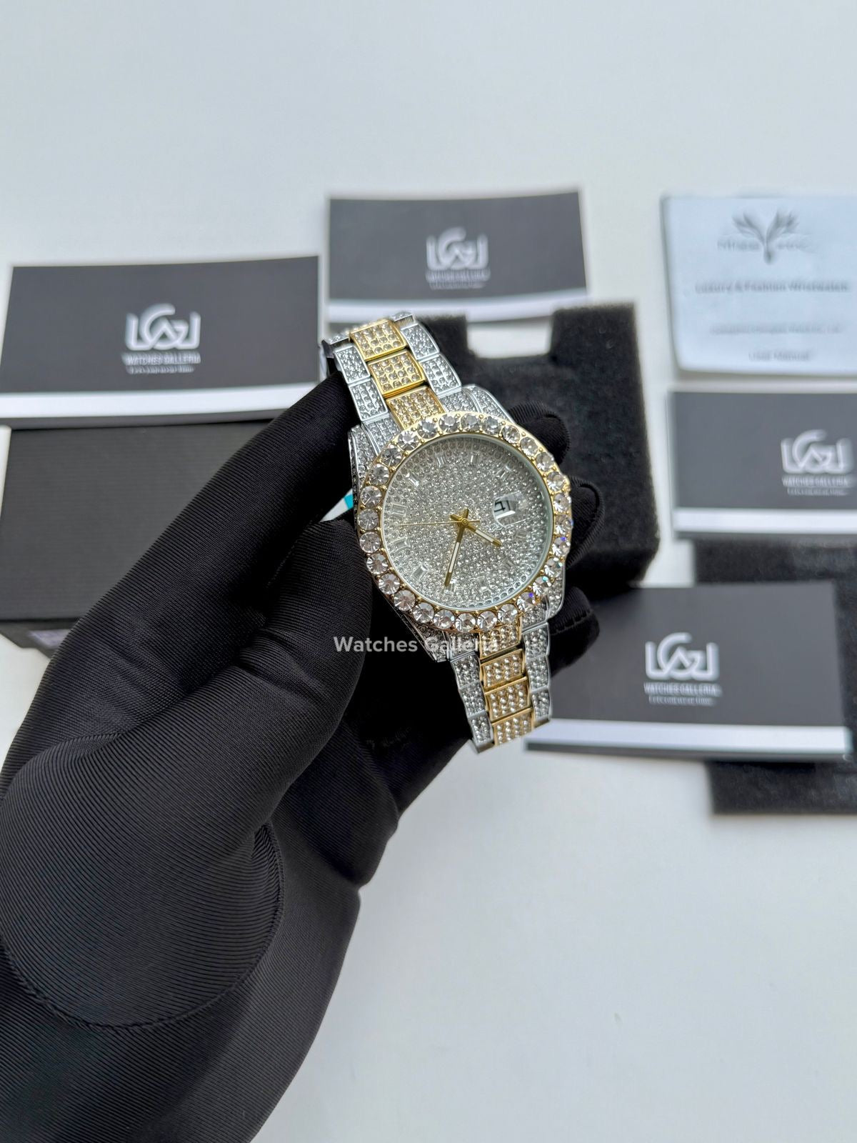 Miss Fox Iced Out Royal Oak (Two Tone) MFV332 Watches Galleria