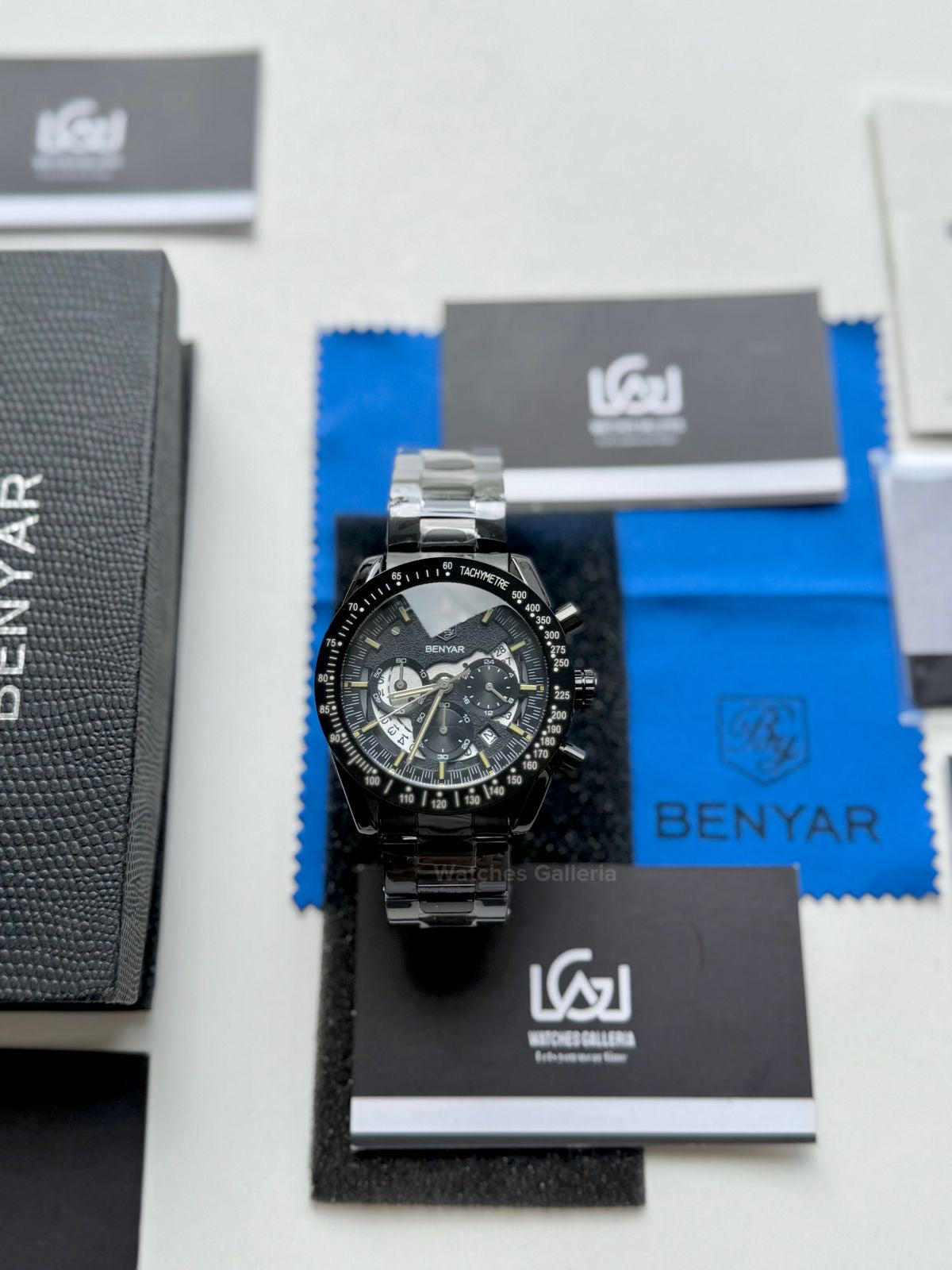 Benyar Dark Side of the Moon Apollo 8 (Black/Yellow) BY5120 Watches Galleria © Copyrights All Right Reserved