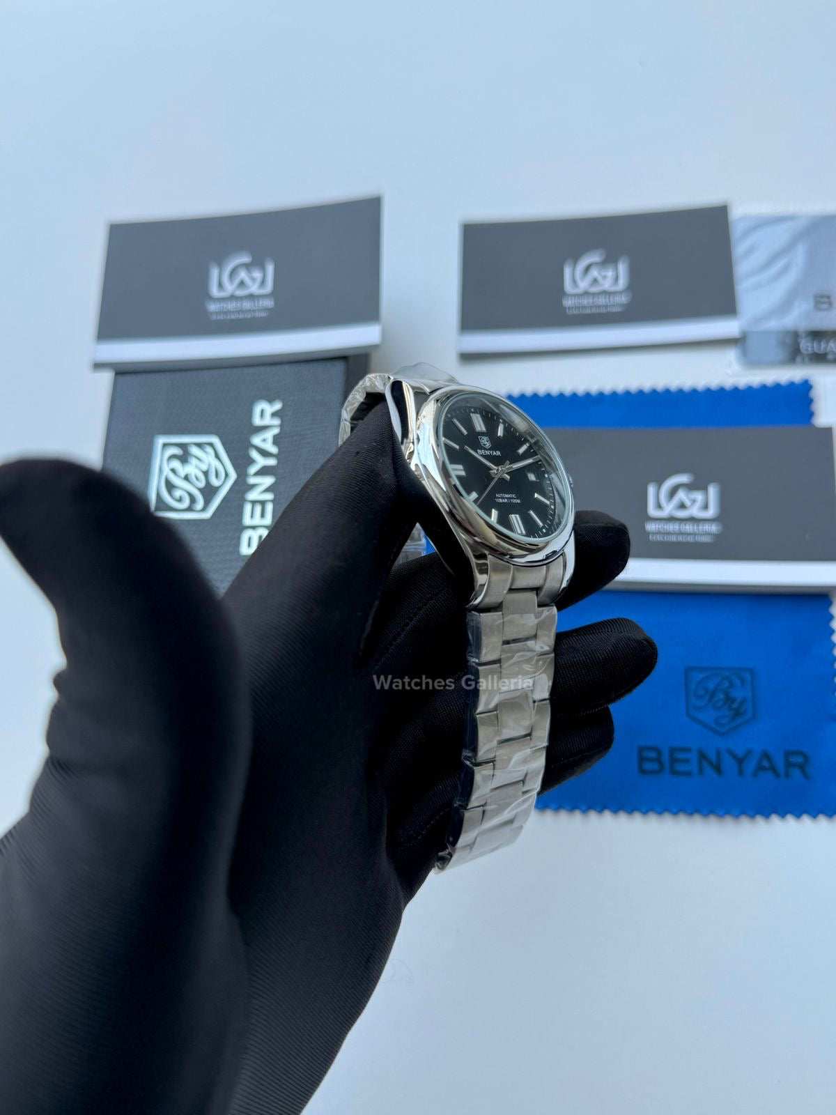 Benyar Oyster Perpetual Automatic (Black) BY5185 Watches Galleria