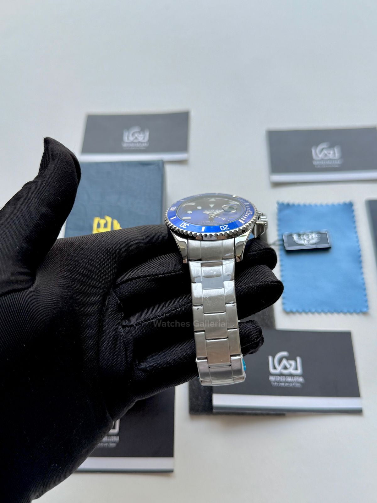 Lige Submariner Smurf Quartz Lige10045 Watches Galleria © Copyrights All Right Reserved
