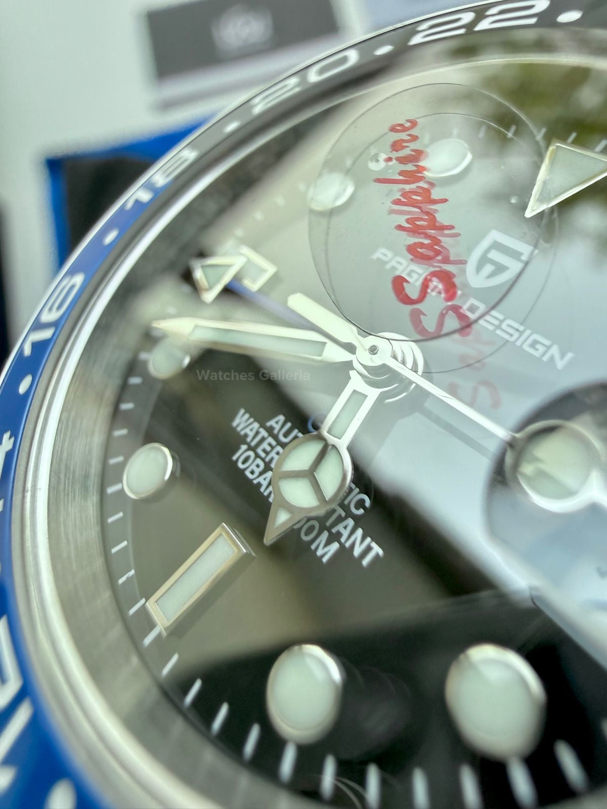 Pagani Design GMT Master II Automatic (Batgirl) Pearl DG5833 PD1662