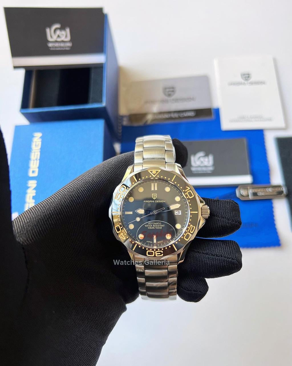Pagani Design Seamaster James Bond Automatic (Black) PD1667