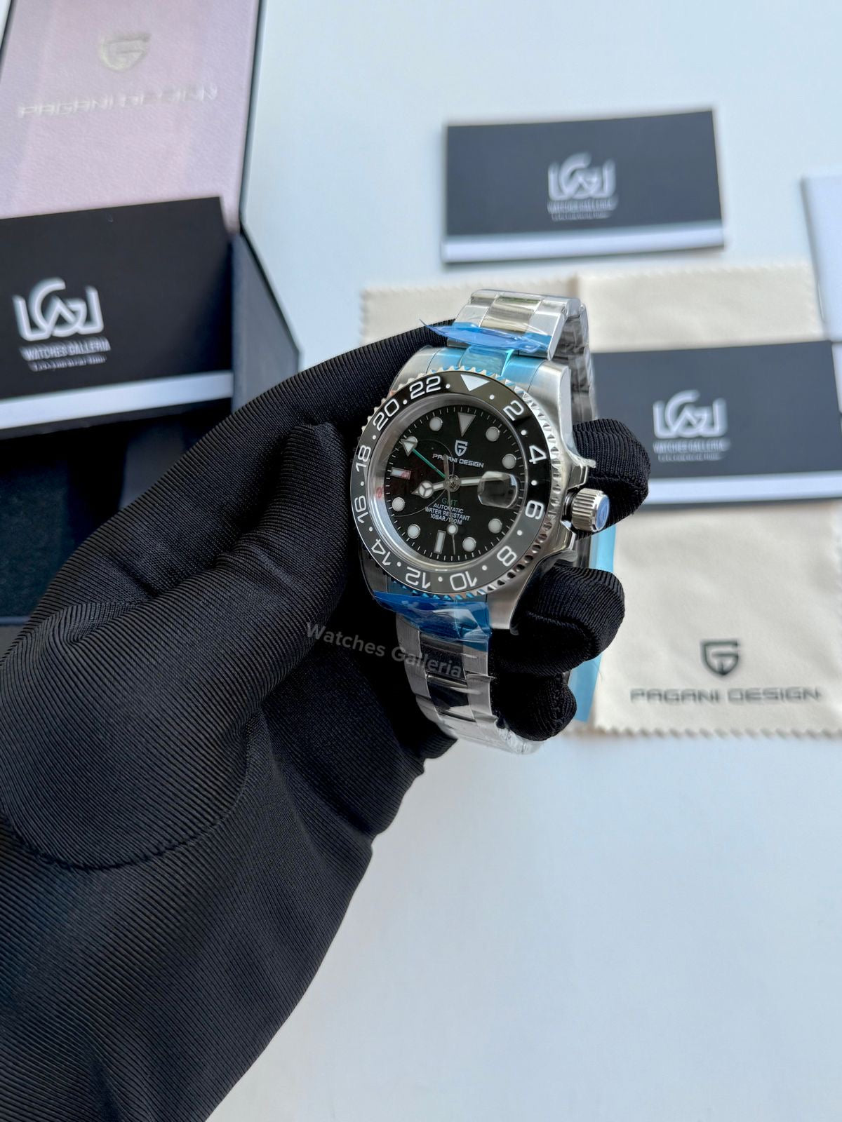 Pagani Design GMT Master II Oyster Bruce Wayne PD1662 Watches Galleria