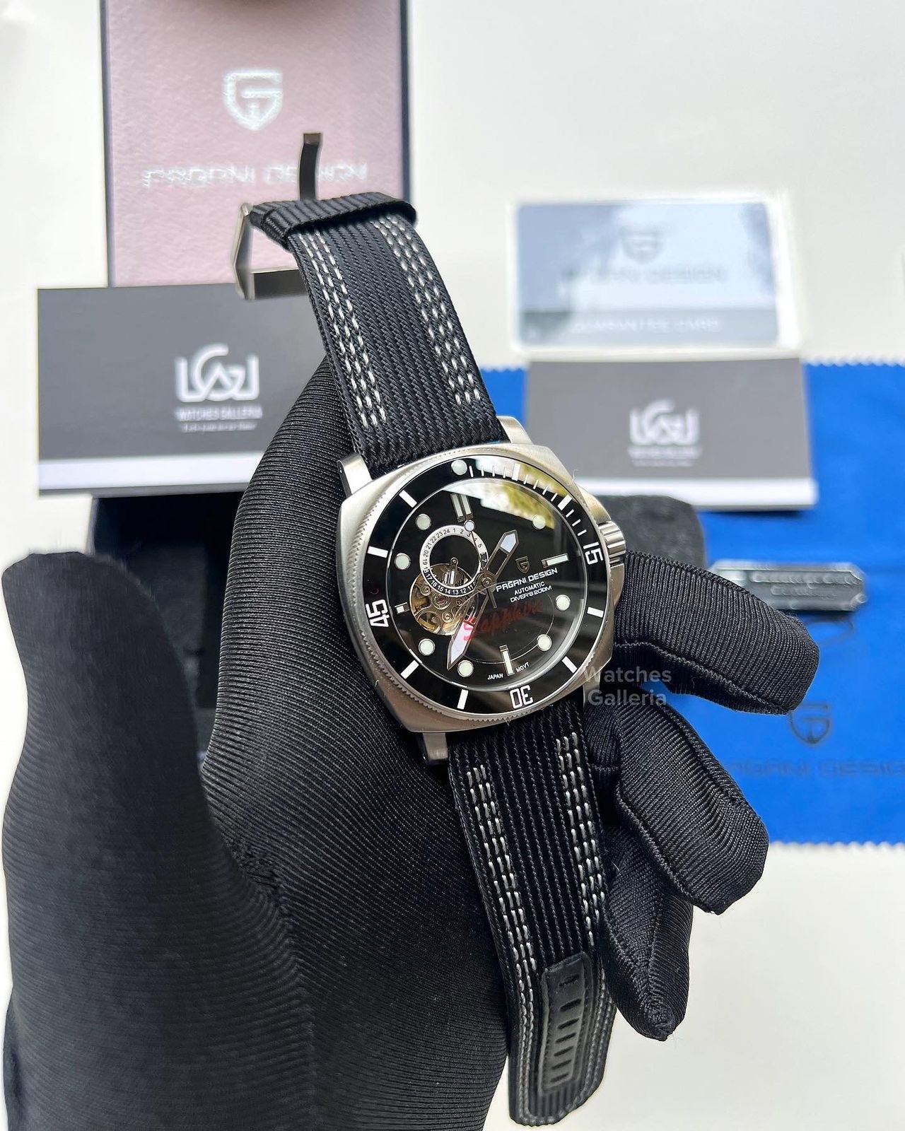 Pagani Design Submersible Black Dial PD1736