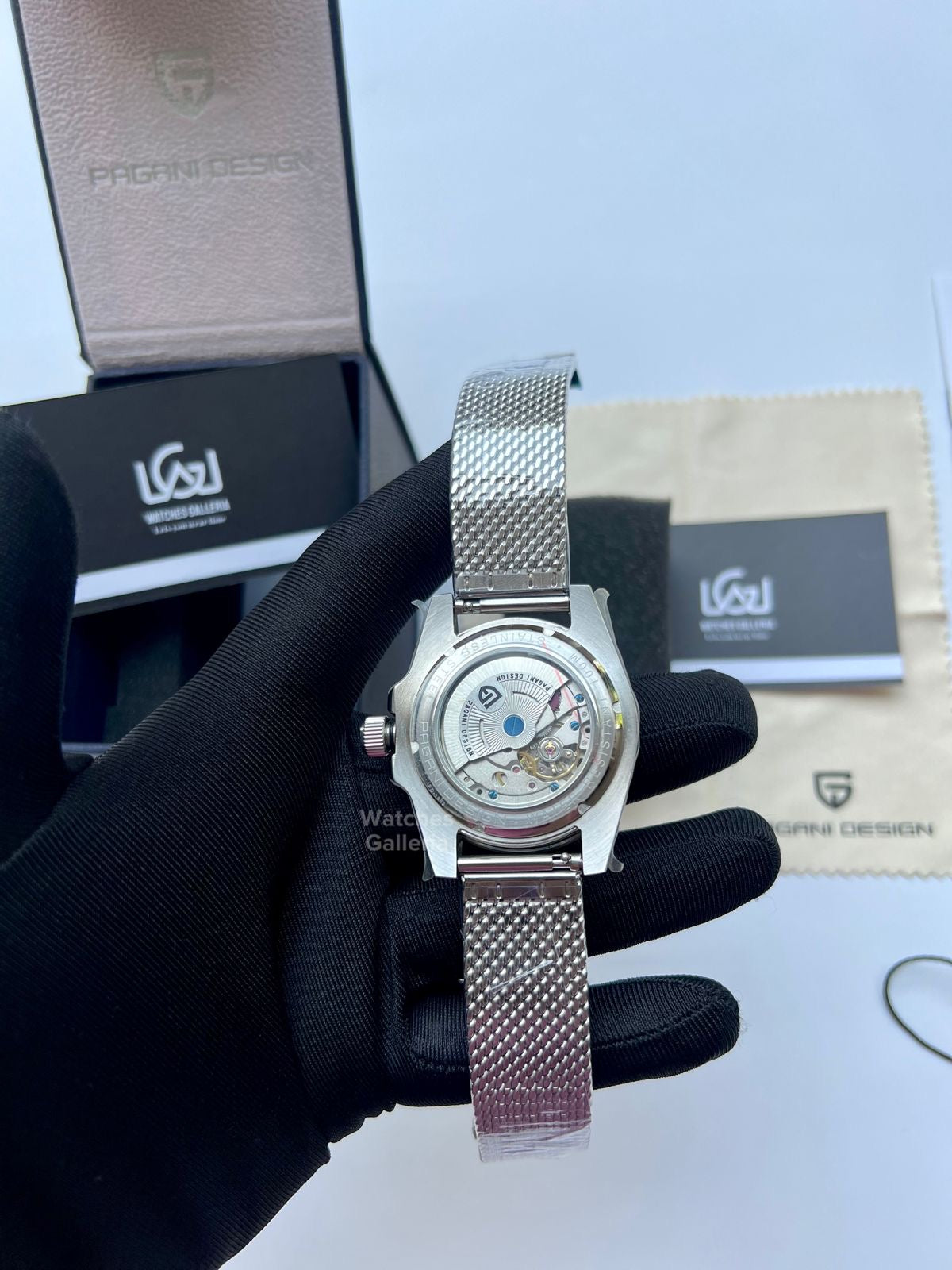 Pagani Design GMT Master I Automatic Watch (Exclusive Mesh Bracelet) PD1662 Watches Galleria