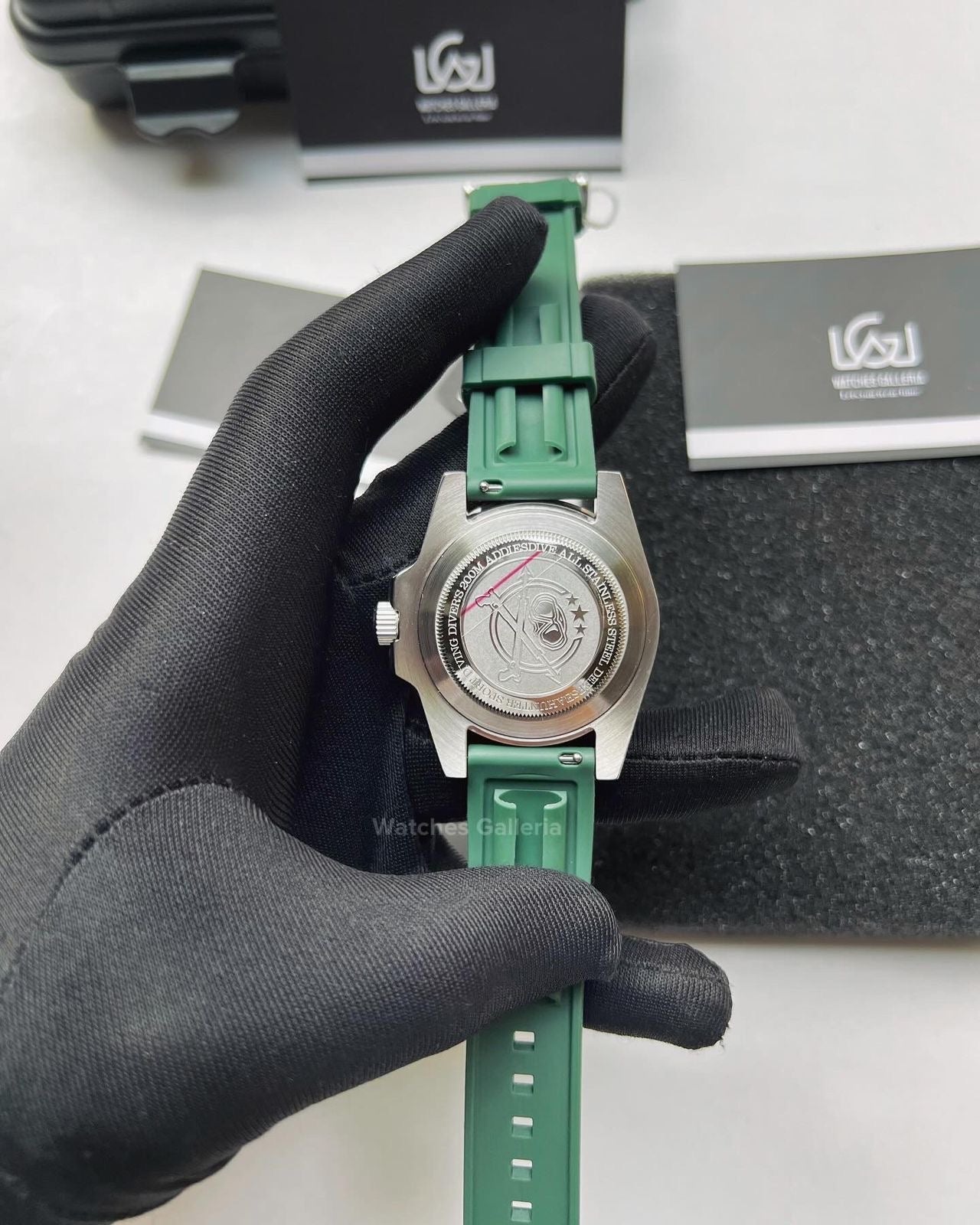 Addiesdive Yachtmaster Quartz (Green) AD2040 Watches Galleria