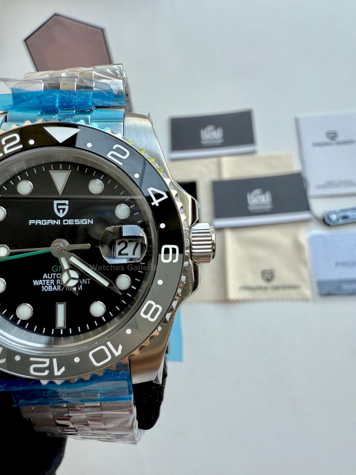 Pagani Design GMT Master II Bruce Wayne Automatic (Jubilee) PD1662 Watches Galleria
