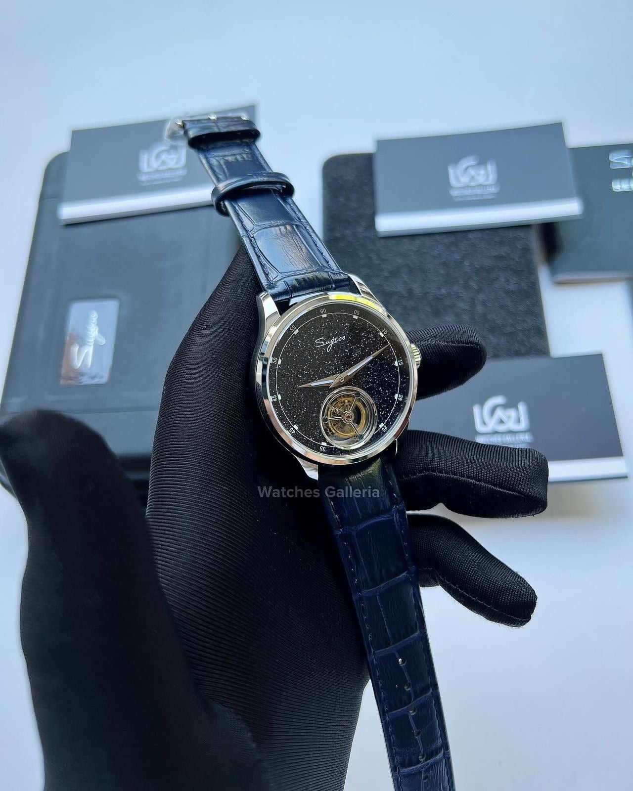 Sugess Tourbillon Master Automatic (Blue) SU8230STRF Watches Galleria