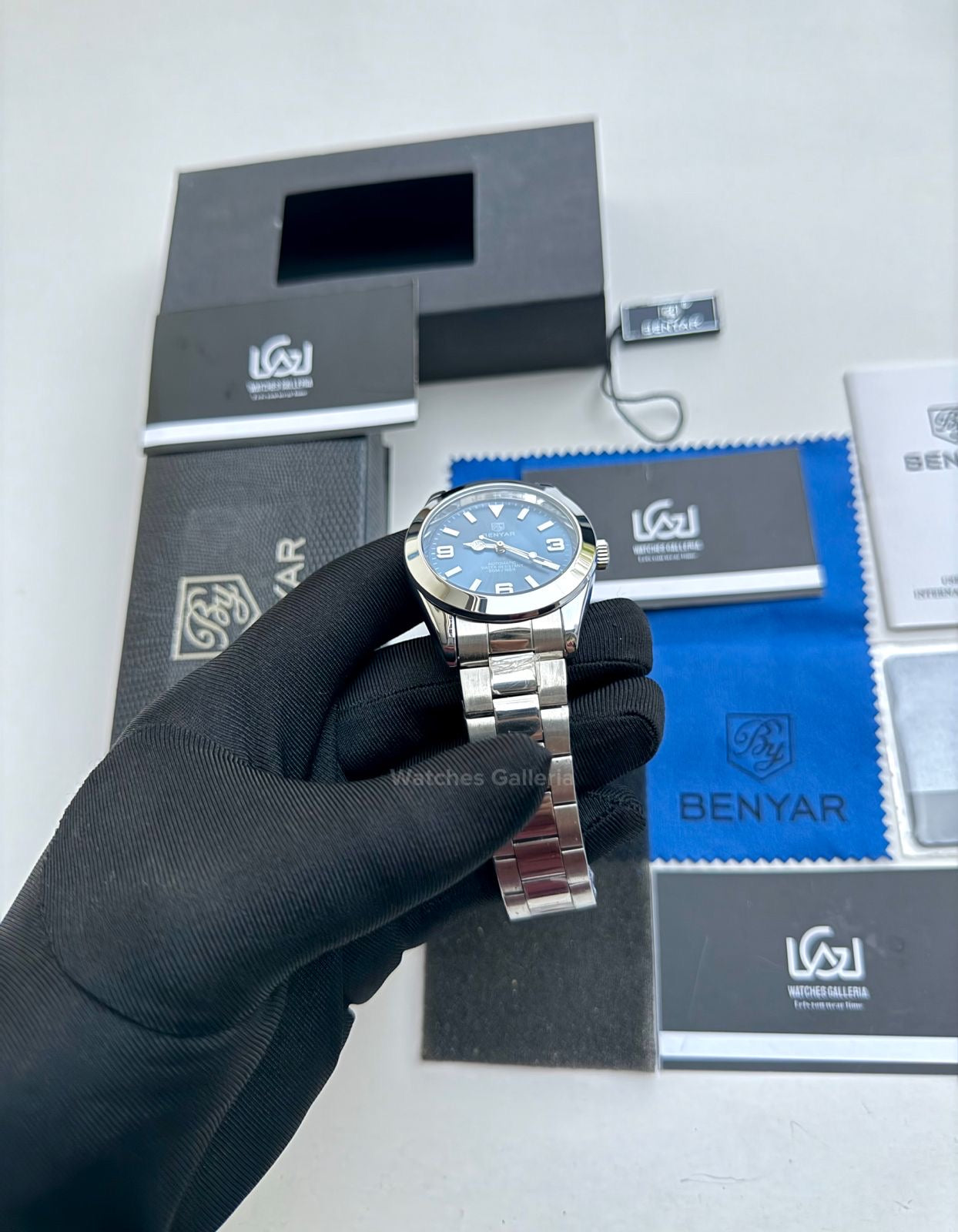 Benyar Explorer Automatic (Blue) BY5177 Watches Galleria