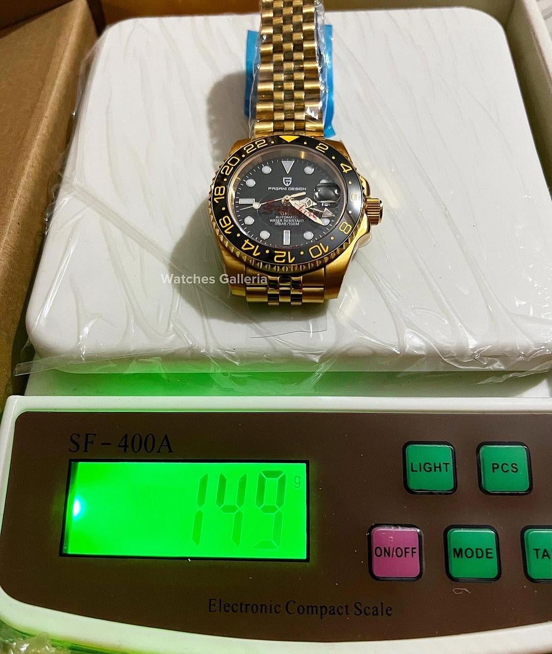 Pagani Design GMT Master V5 (Gold Black) PD1662