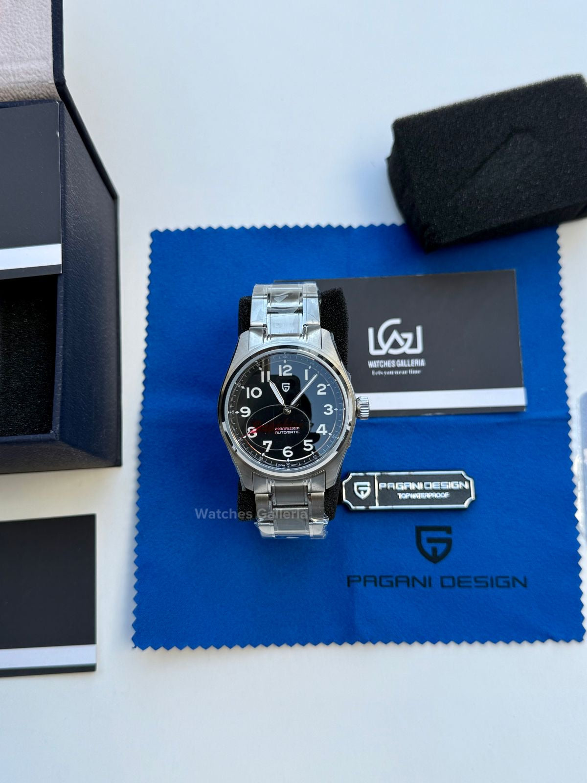 Pagani Design Spirit Pilot Automatic (Black) PD1717 Watches Galleria