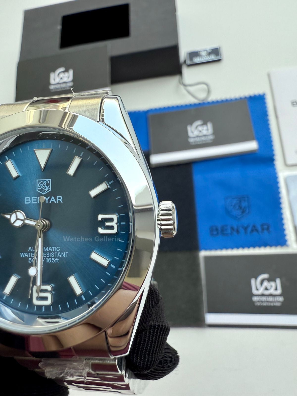 Benyar Explorer Automatic (Blue) BY5177 Watches Galleria