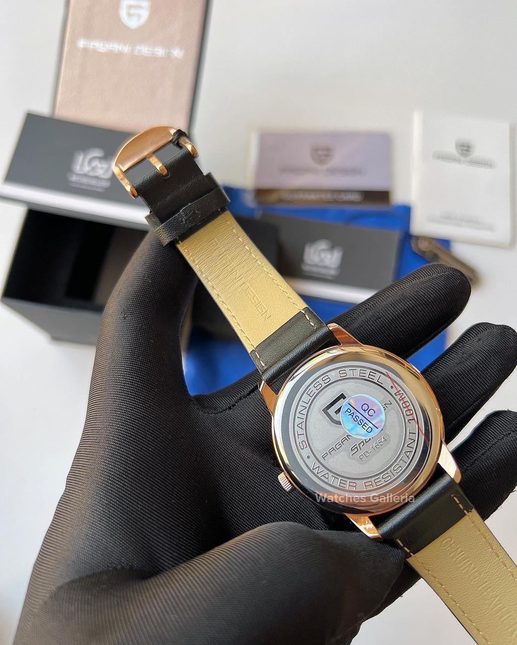 Pagani design Cocktail Time Quartz (Black/Gold) PD1654