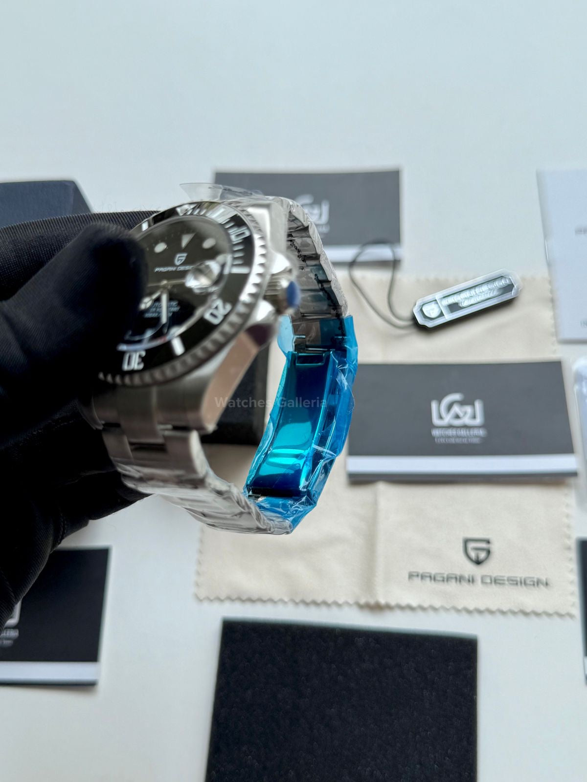 Pagani Design Submariner 43mm Automatic (Black Dial) PD1639 Watches Galleria