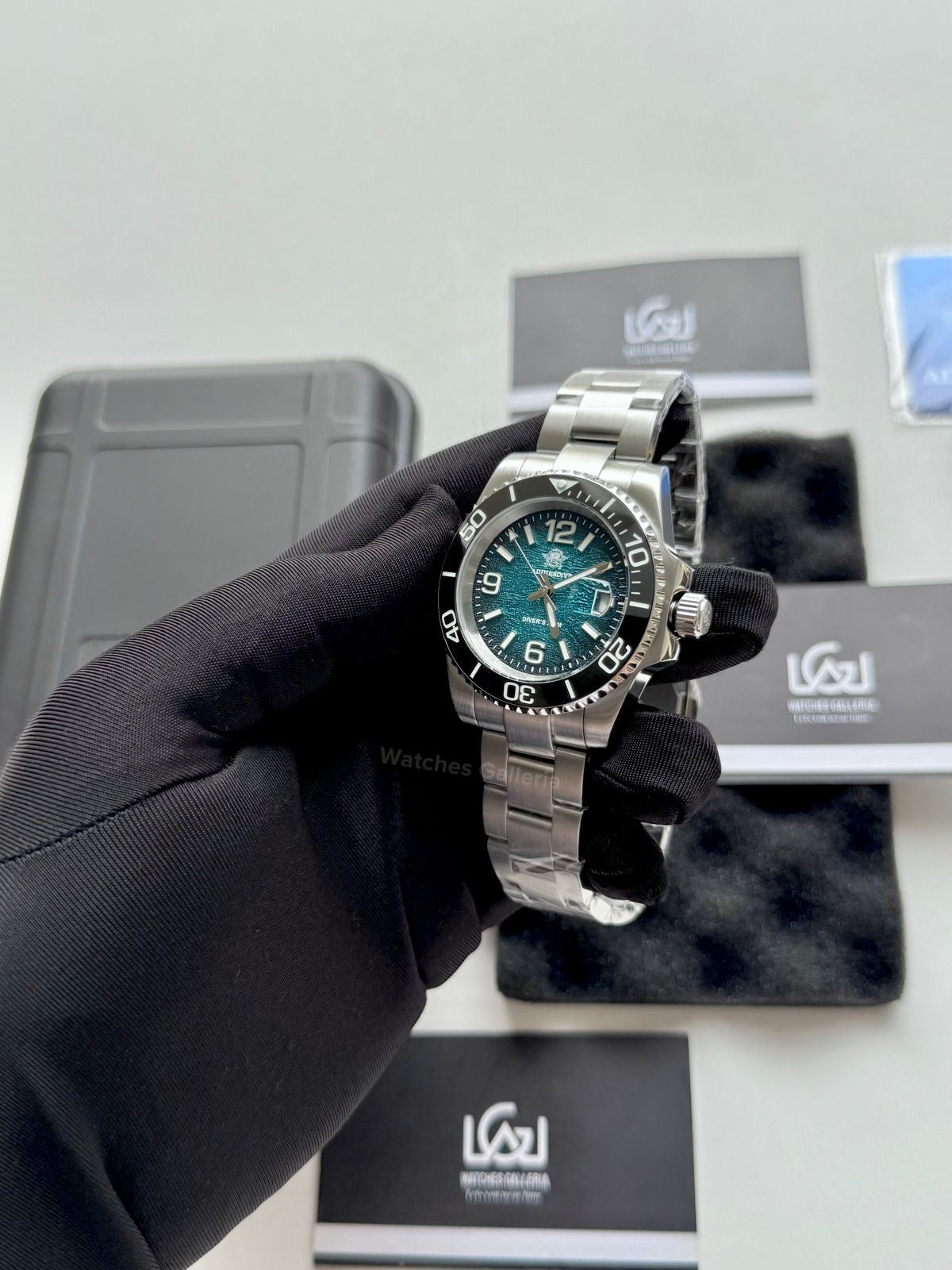 Addiesdive Submariner Gradient Quartz (Blue) AD2513 Watches Galleria Š Copyrights All Right Reserved