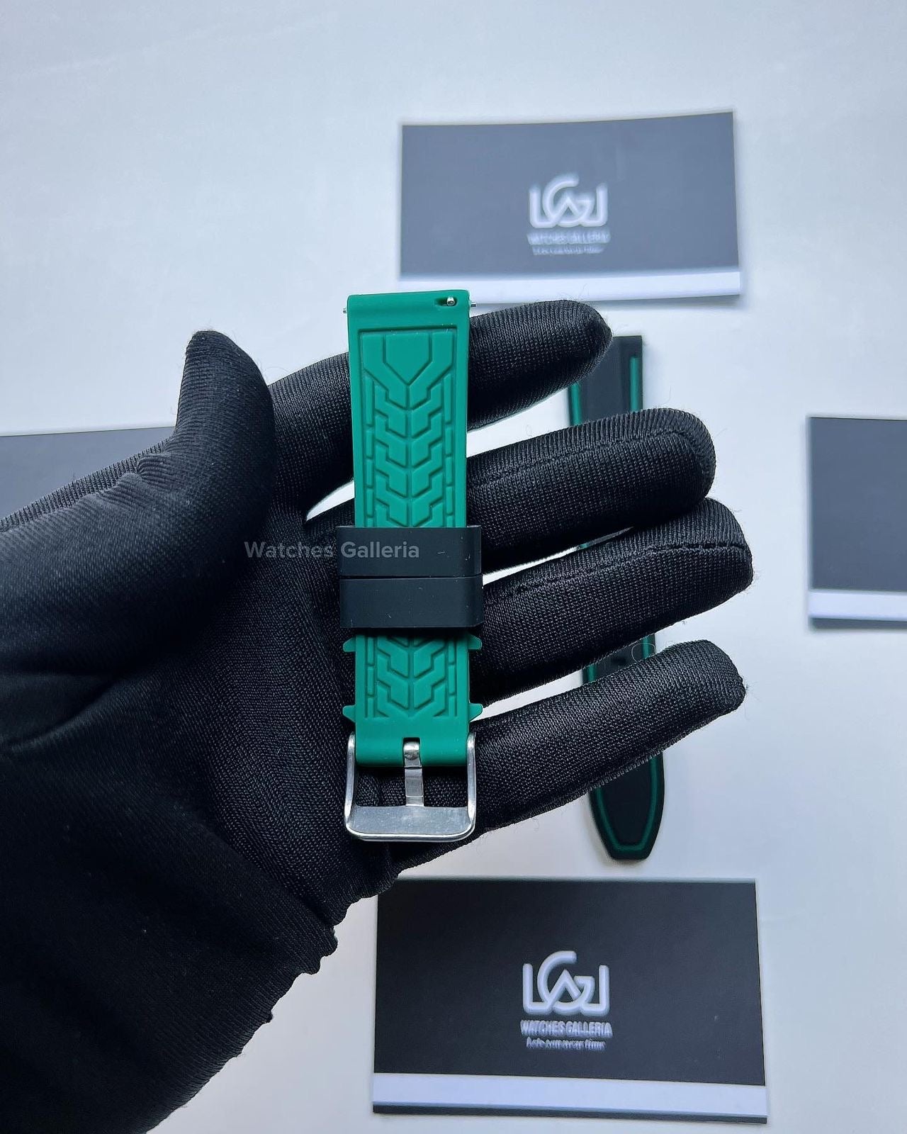 Silicon Straps Black/Green