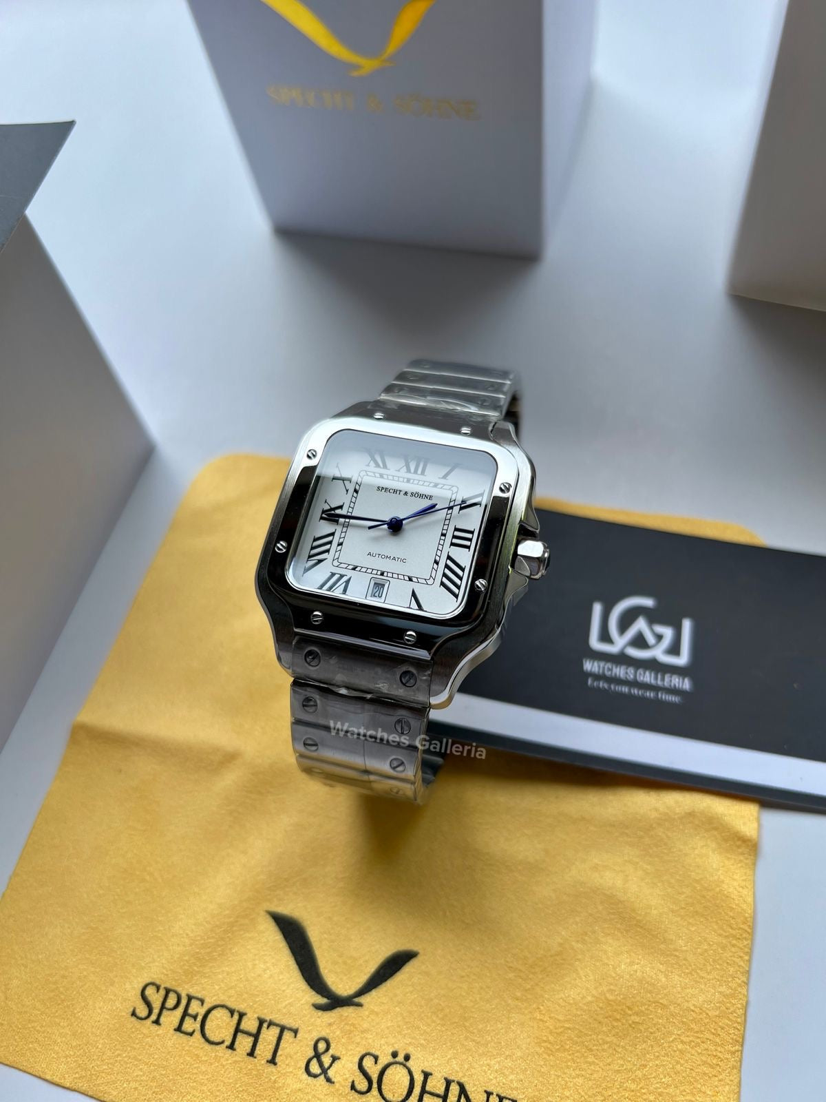 Specht & Sohne Santos Automatic (White) SP0011 Watches Galleria