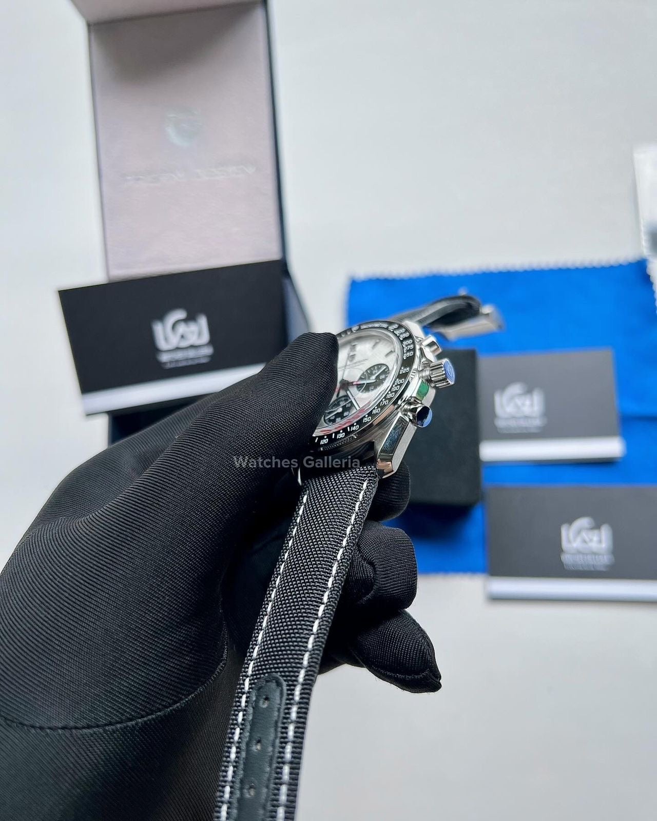 Pagani Design Speedmaster Moonwatch Black Quartz (Canvas Exclusive) PD1701 Watches Galleria