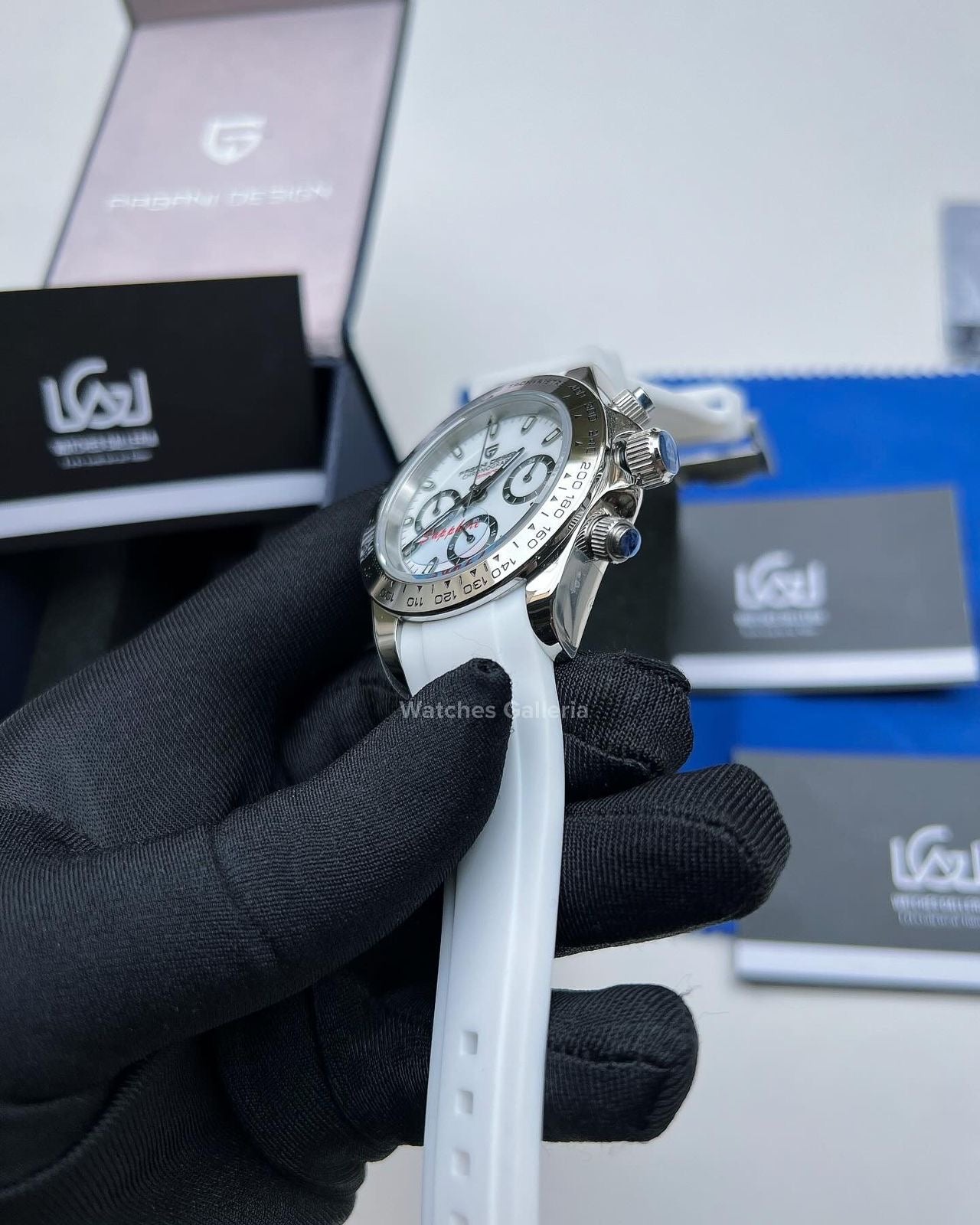Pagani Design Daytona Quartz White PD1727