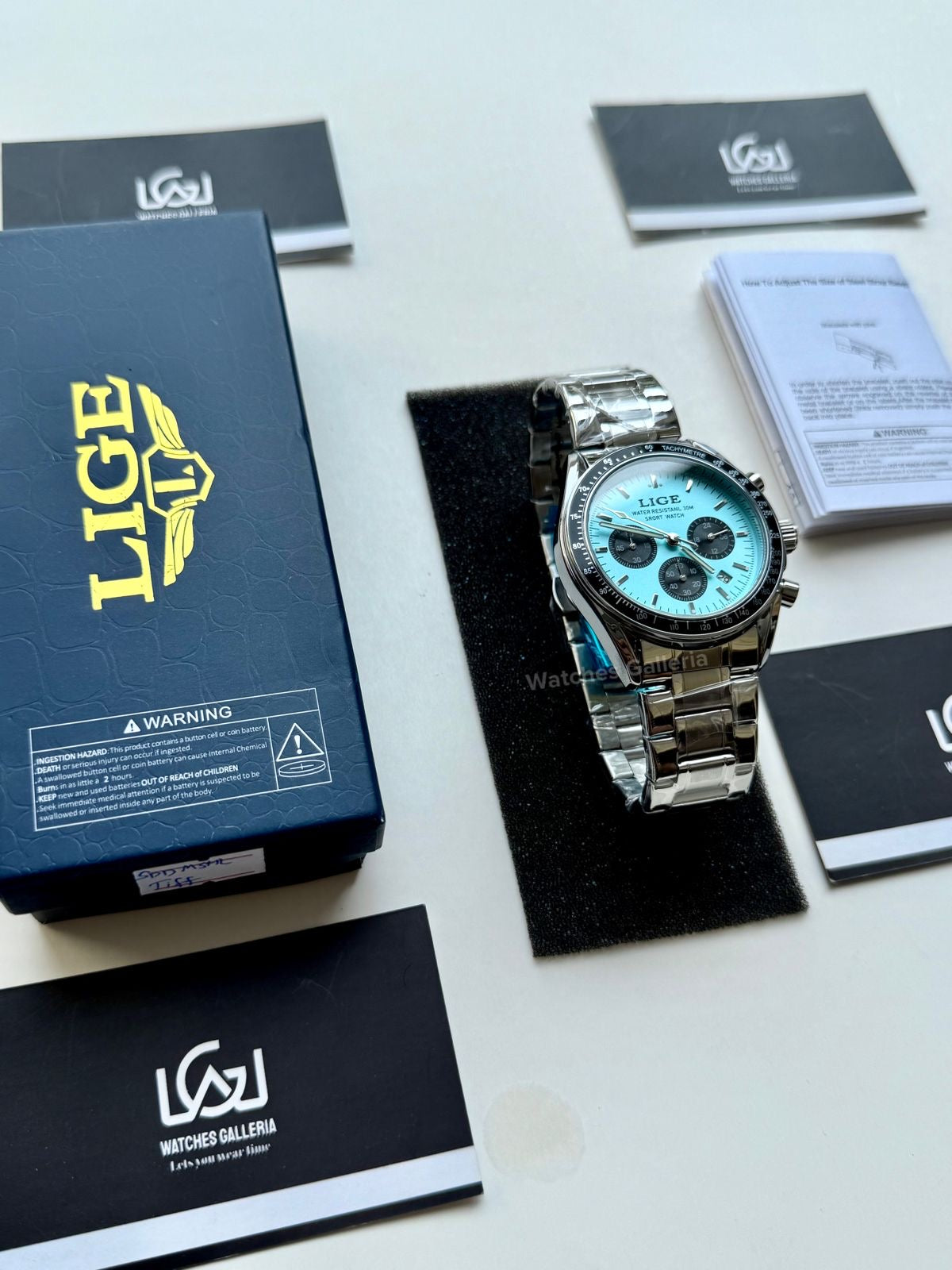Lige Speedmaster Moonswatch Quartz (Tifanny) Lige89137 Watches Galleria © Copyrights All Right Reserved