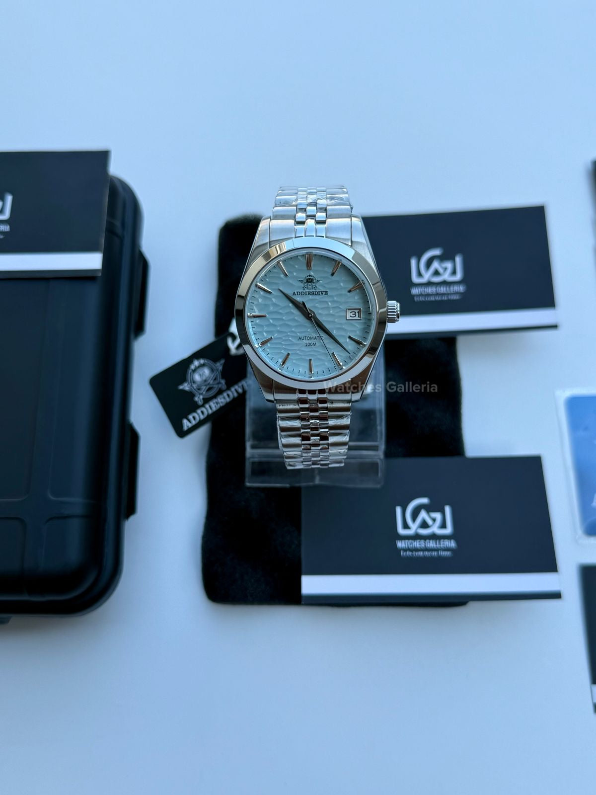 Addiesdive Omiwatari (Ice Blue) Japan Automatic Movement AD2118 Watches Galleria
