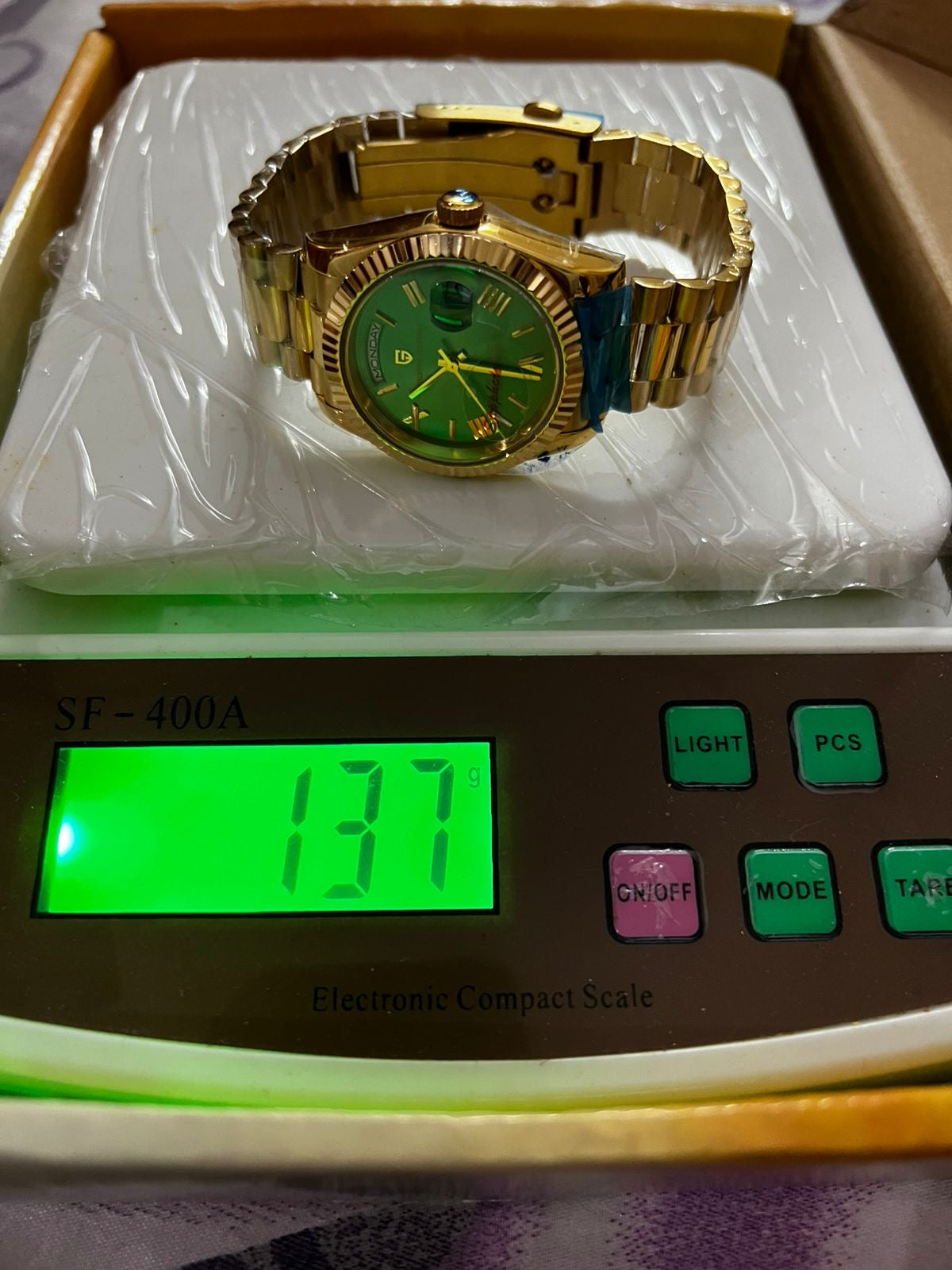 Pagani Design Date Day 36mm Automatic (Gold Green) PD1752