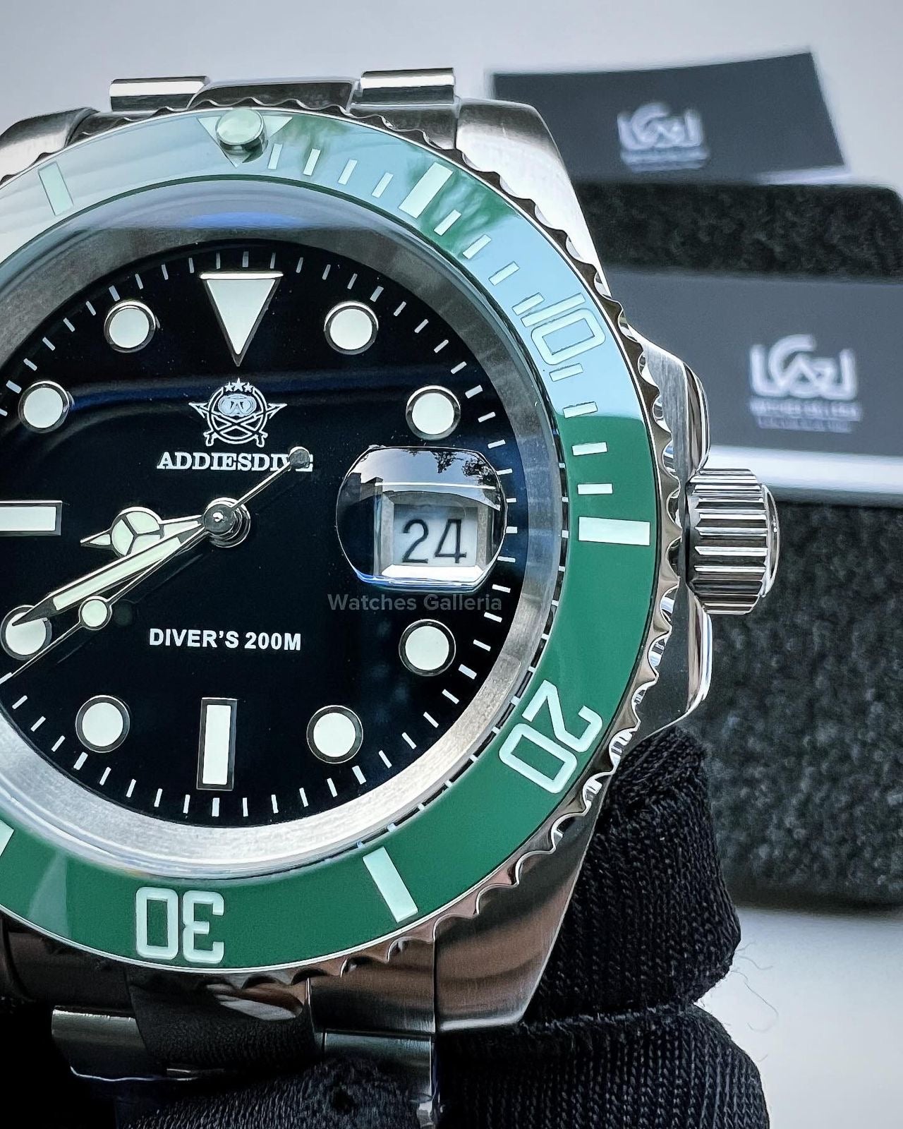 Addiesdive Submariner Kermit MY-H3-2QZ