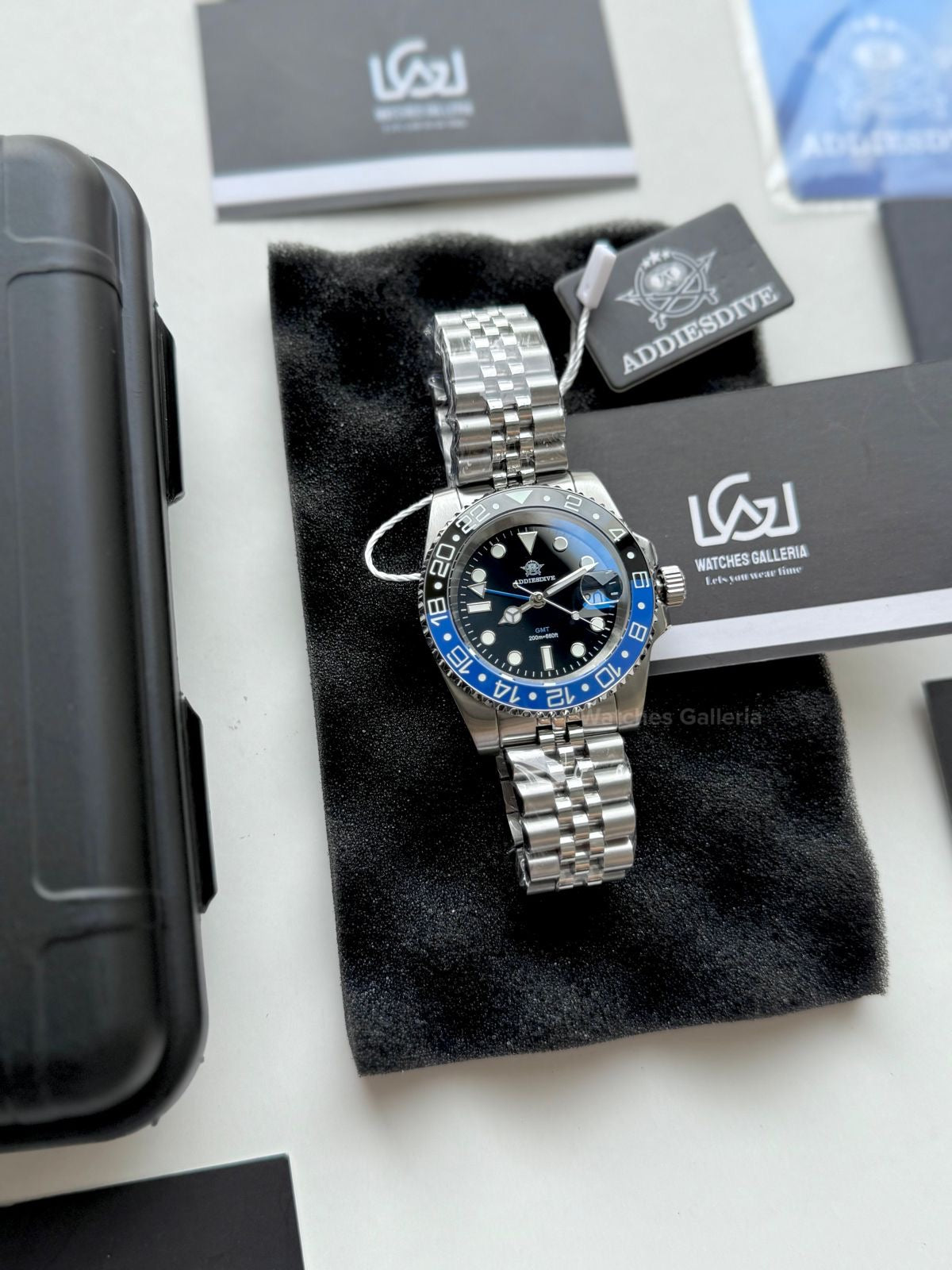 Addiesdive GMT Master Quartz (Batgirl) AD2050 Watches Galleria Š Copyrights All Right Reserved