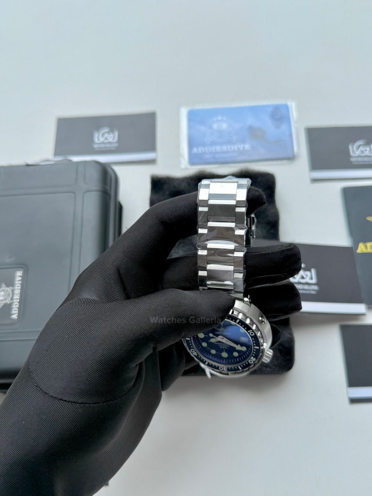 Addiesdive Tuna Deep Sea Hunter Diver Automatic Watch (Black) MY-H5 Watches Galleria © Copyrights All Right Reserved