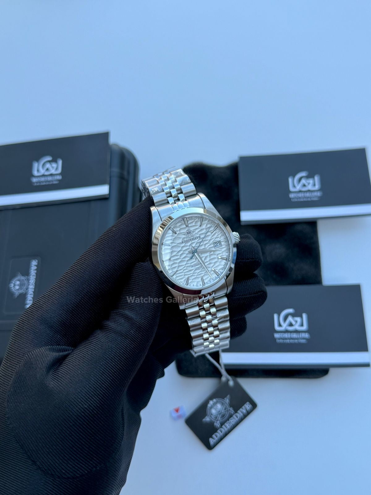 Addiesdive Omiwatari (White) Japan Automatic Movement AD2118 Watches Galleria