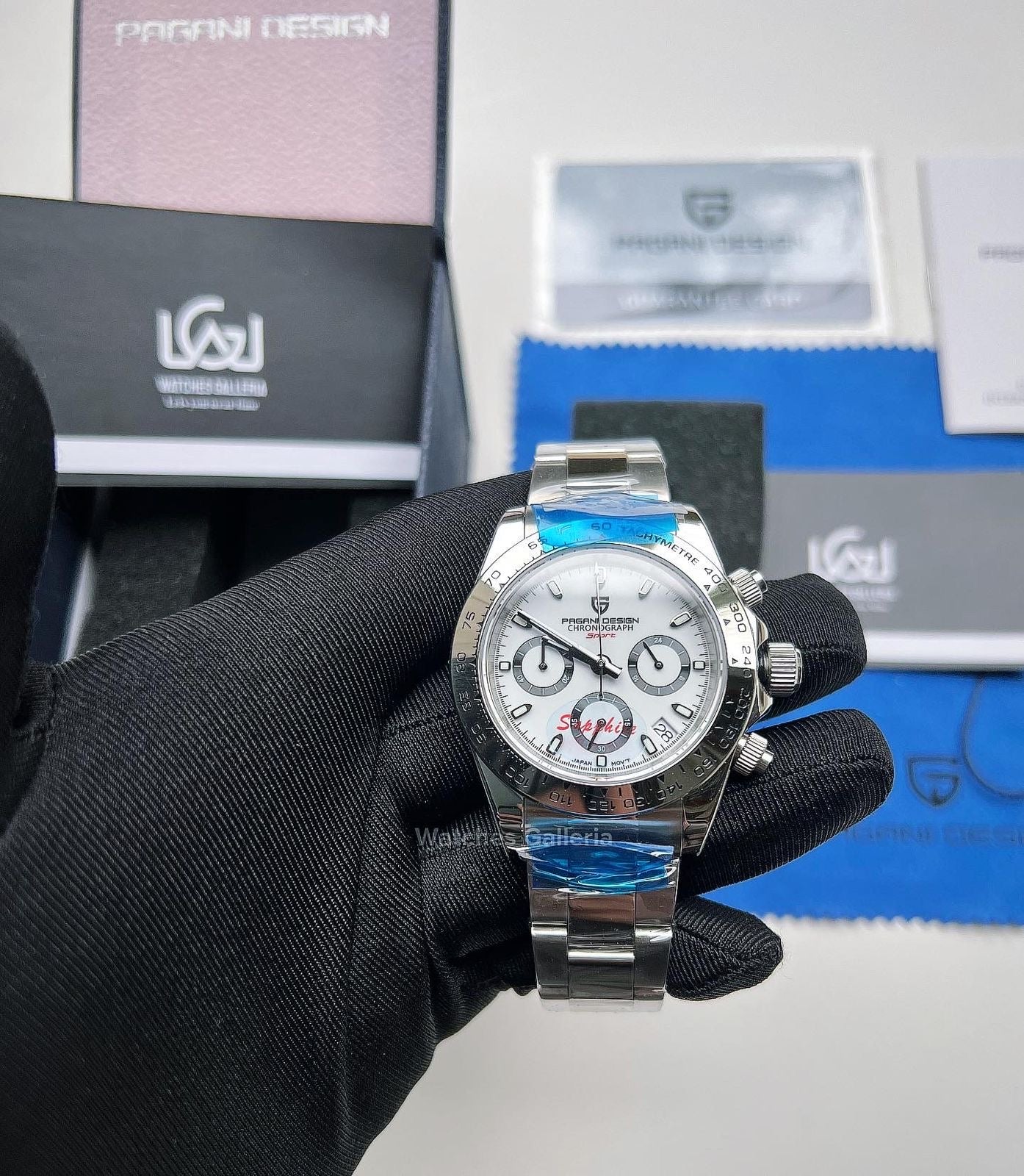 Pagani Design Daytona Quartz (White) PD1727