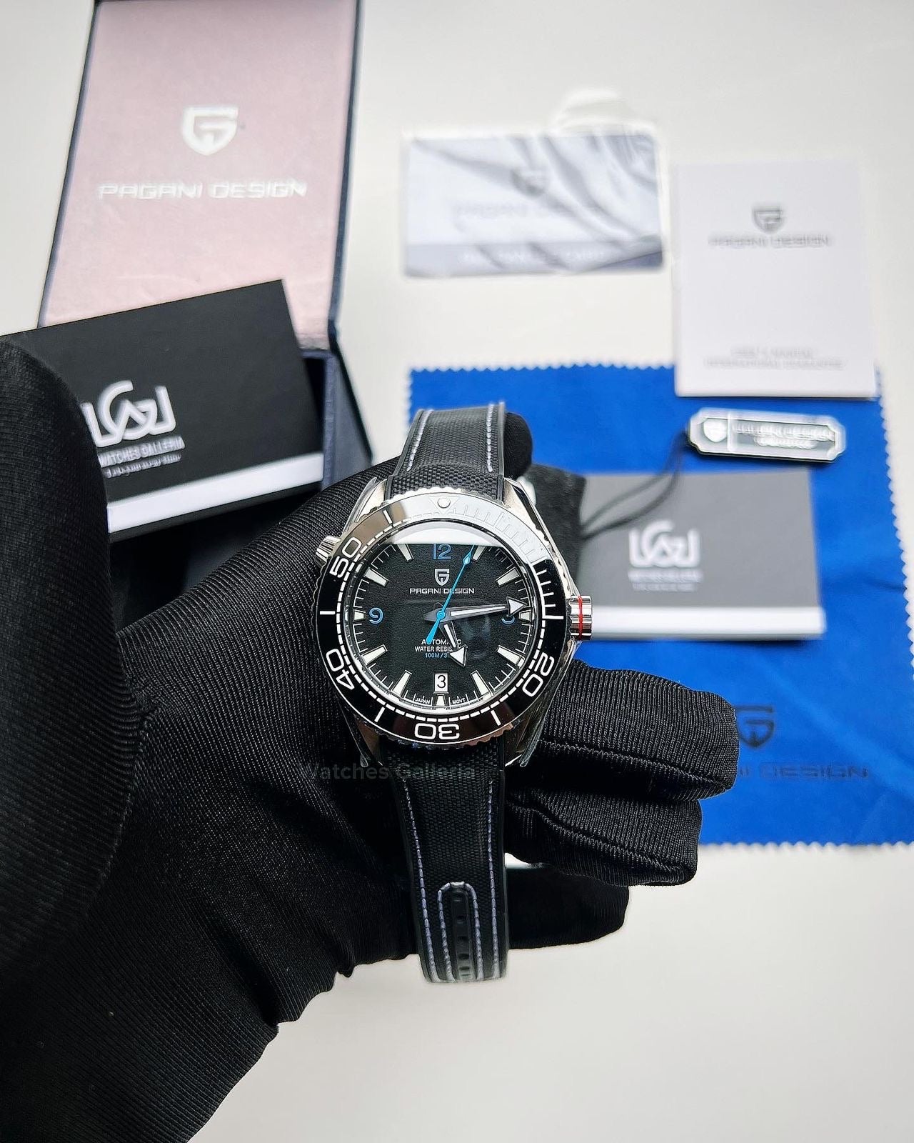 Pagani Design Sea Master Planet Ocean Automatic (Black) PD1679 "DISCONTINUED"