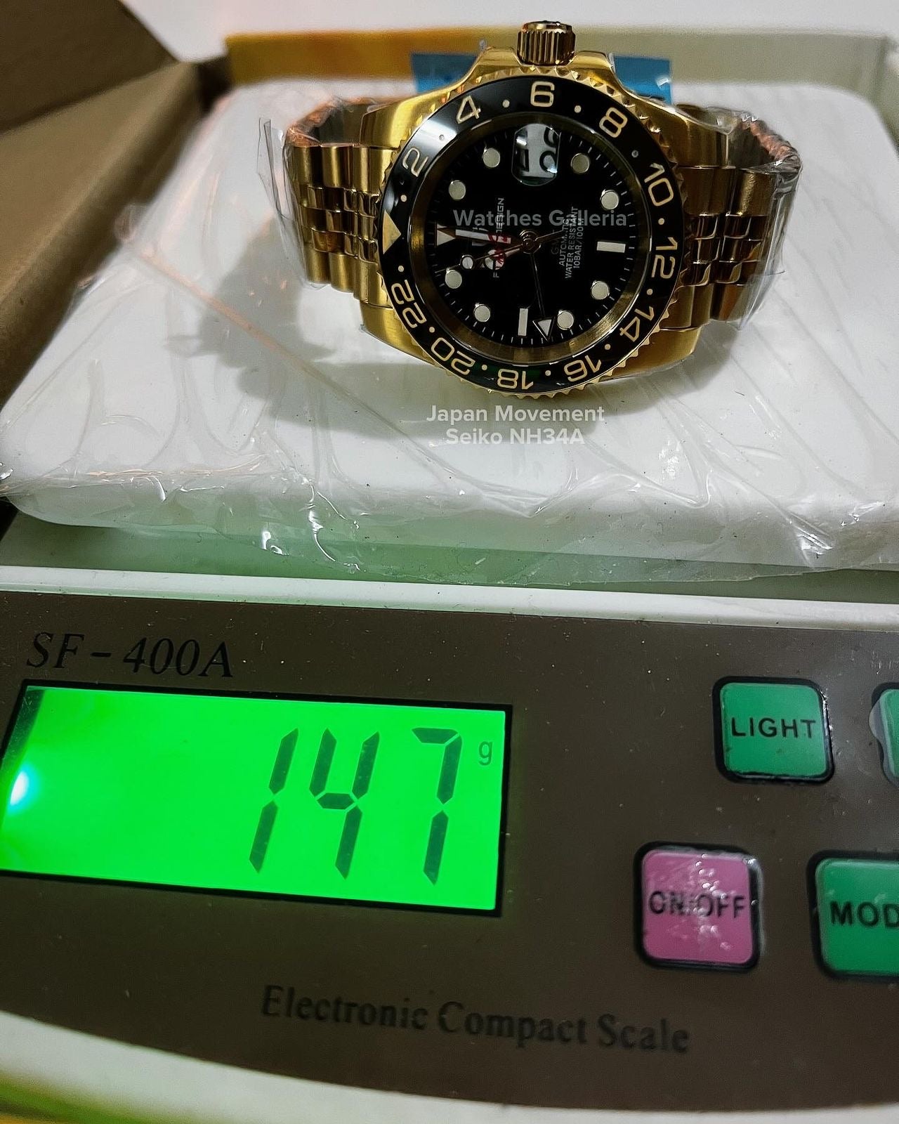 Pagani Design GMT Master II V5 Automatic Seiko NH34A (Full Gold) PD1662A âDISCONTINUEDâ